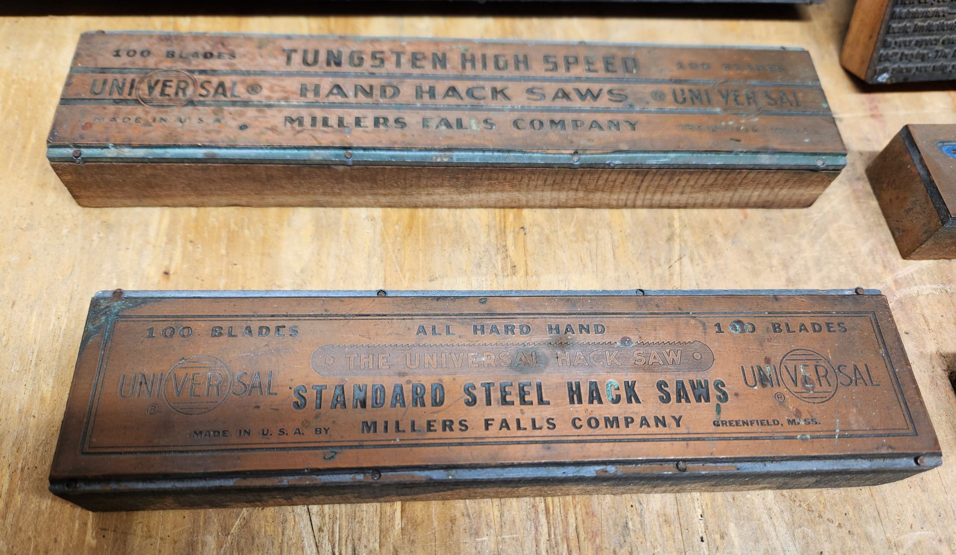 Letterpress Print Block Advertising Lot - image 2 of 13