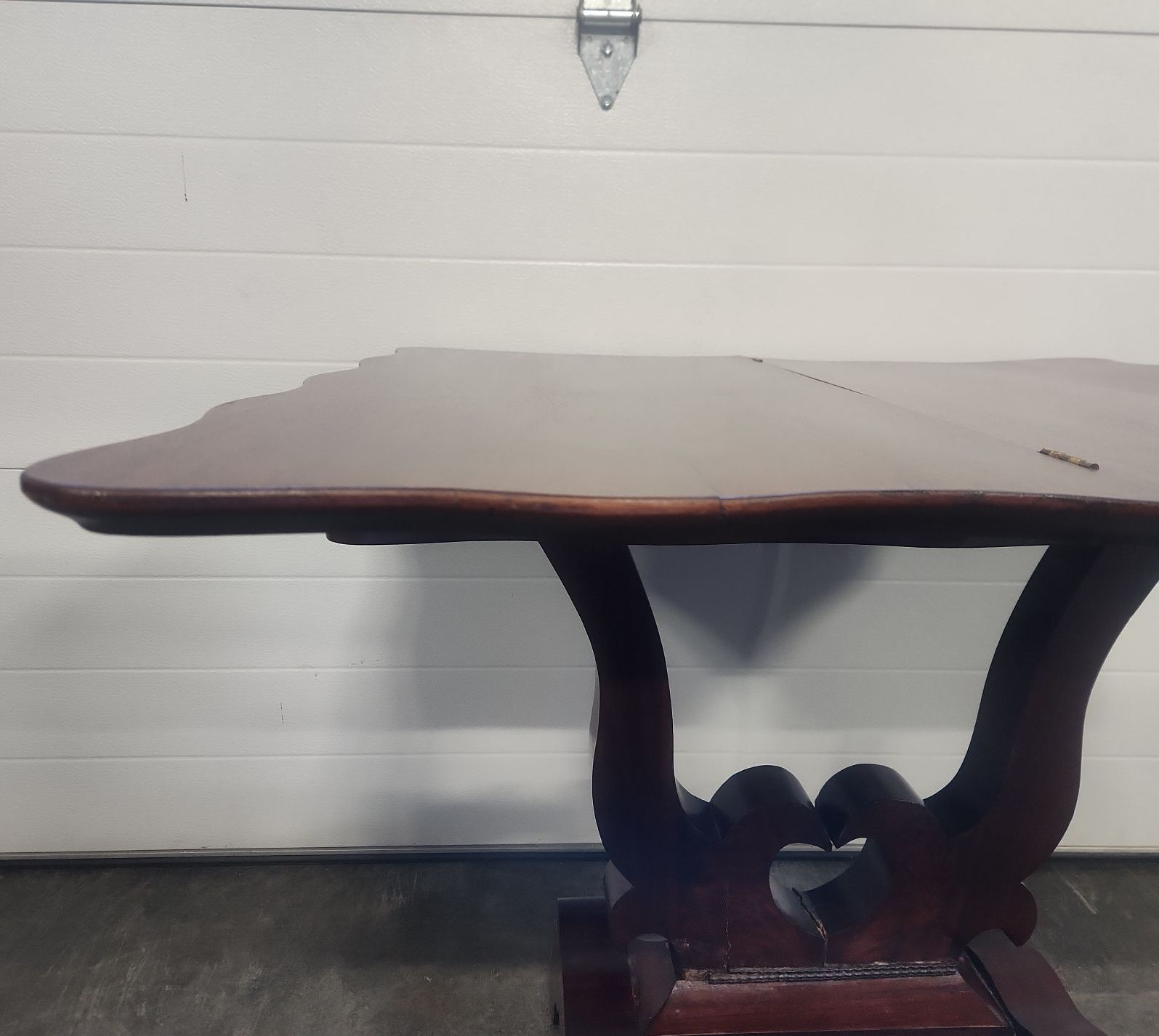 Antique Mahogany Flip Top Card Table - image 10 of 17