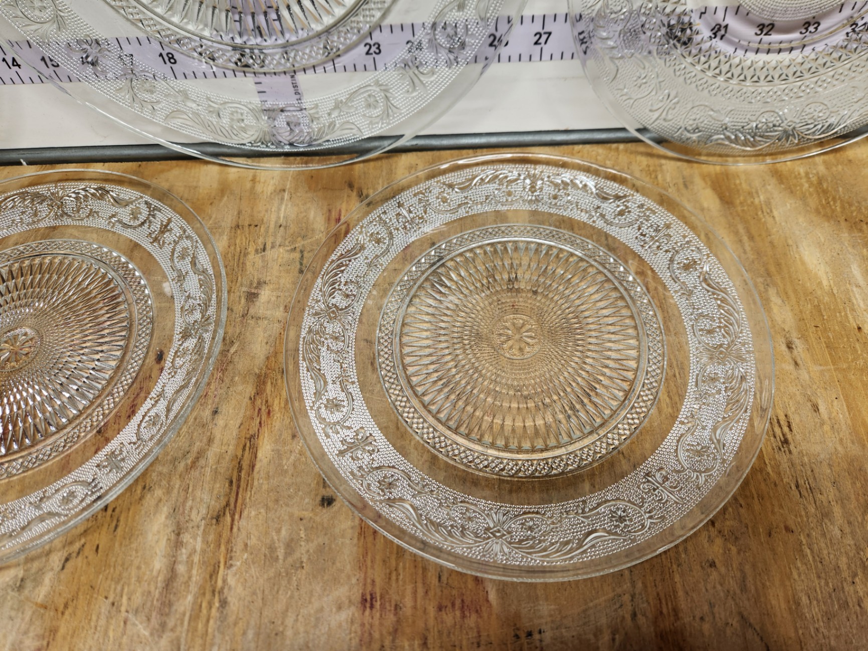 Pressed Plates & Platter Lot - image 3 of 13