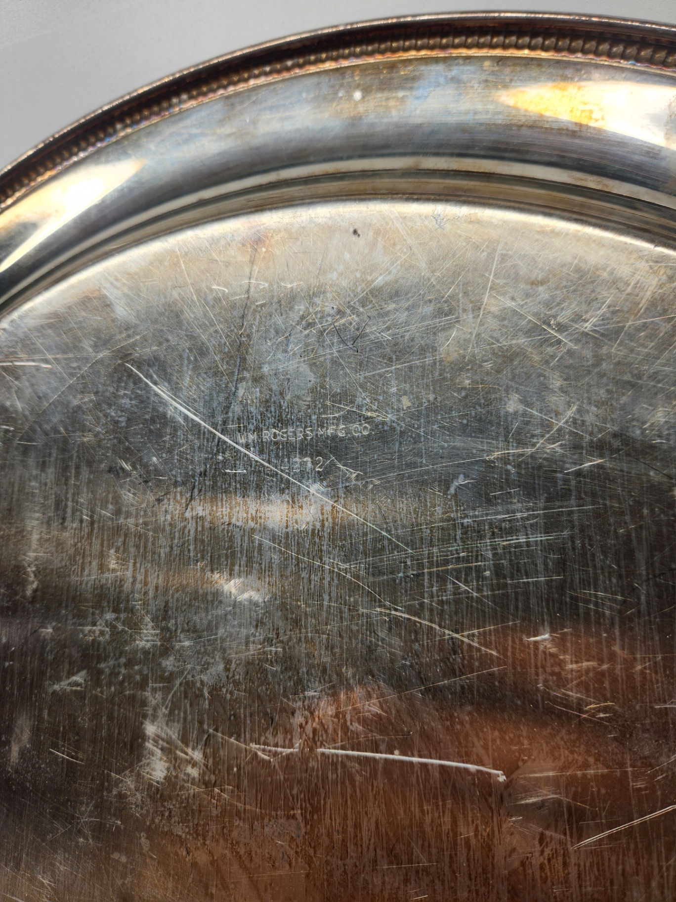 Silverplate & Brass Tray Lot - image 21 of 23