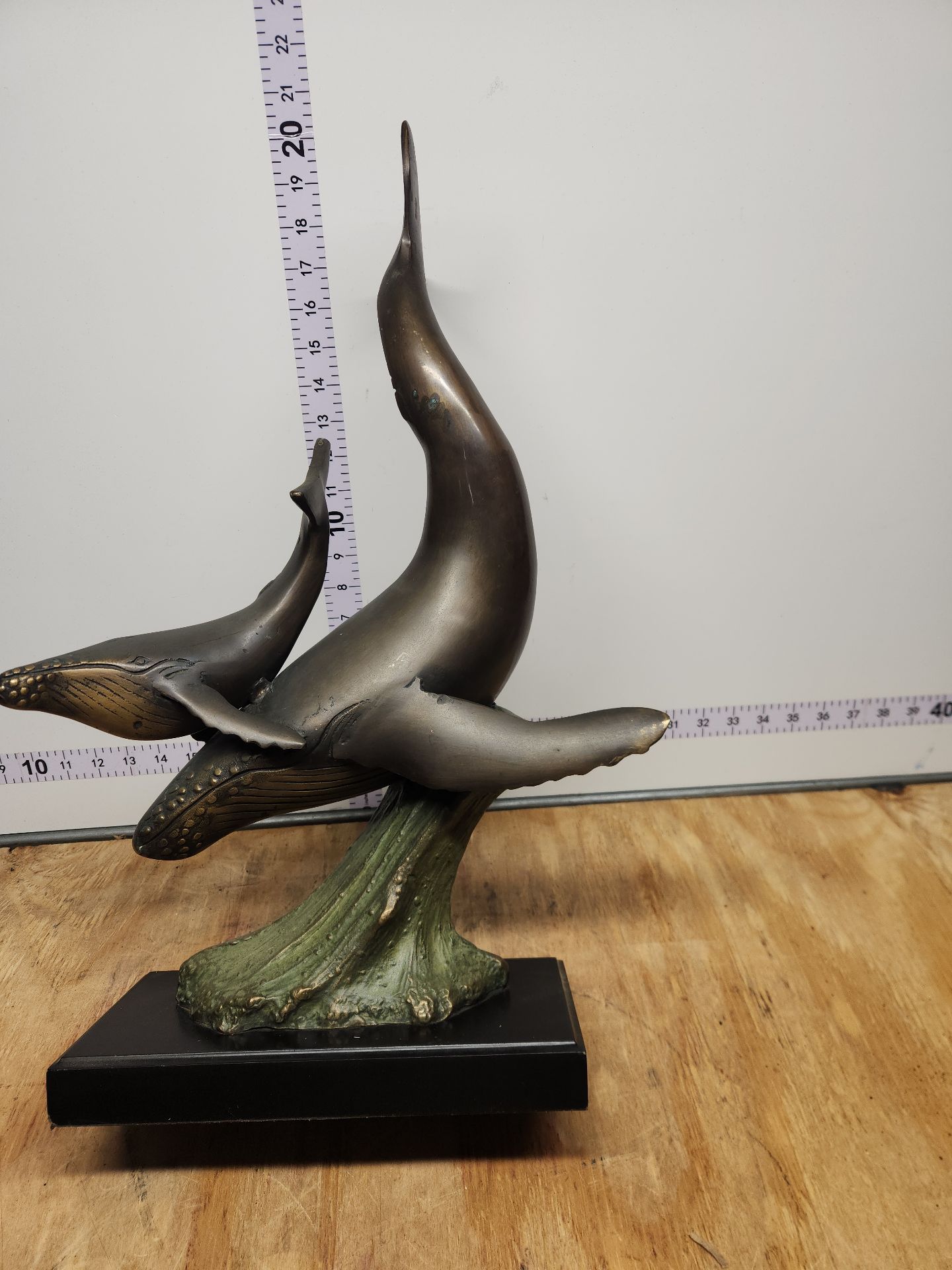 Bronze Humpback Whales Sculpture - image 7 of 12
