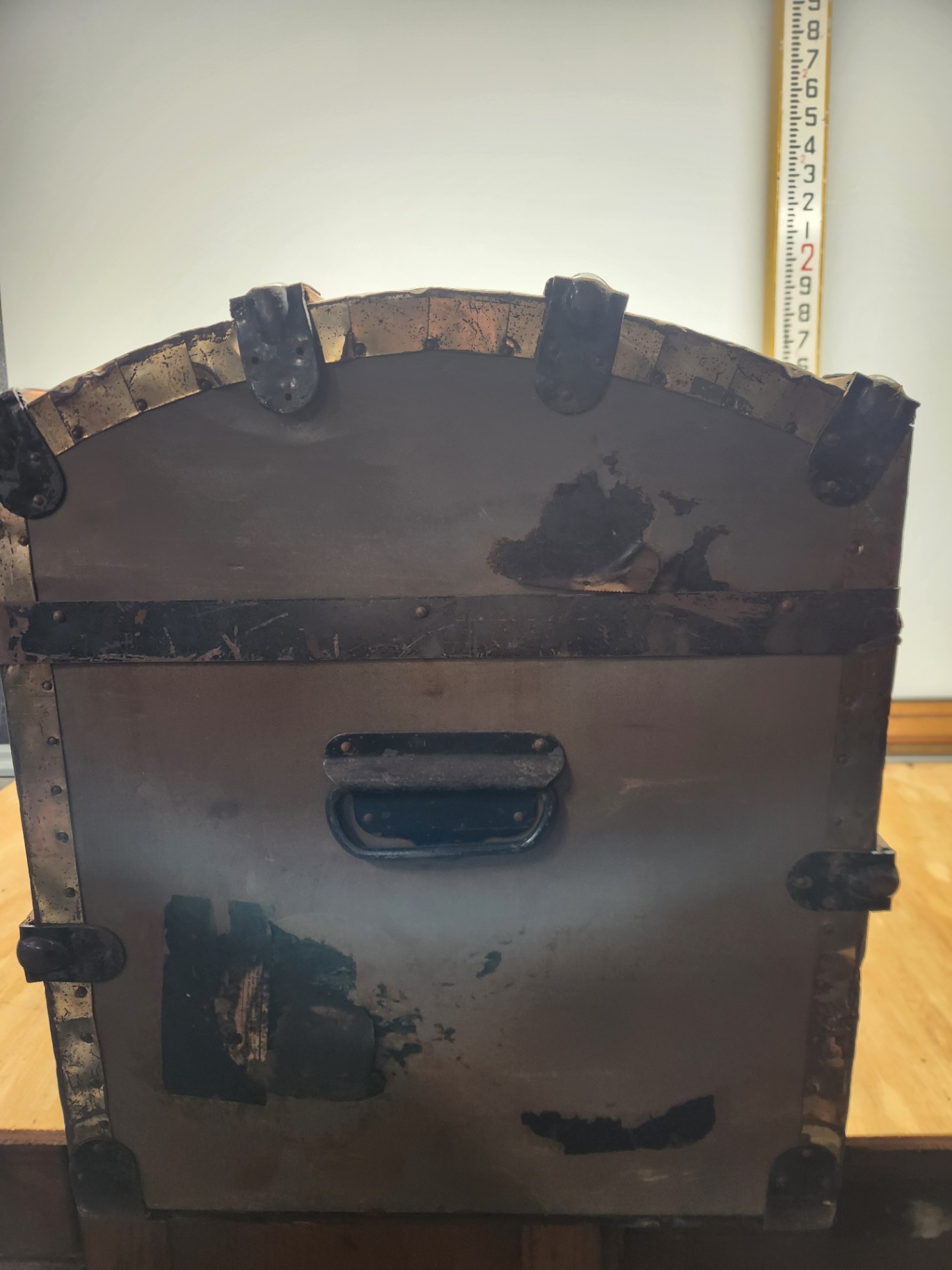Vintage Dome Top Steamer Trunk - image 7 of 10