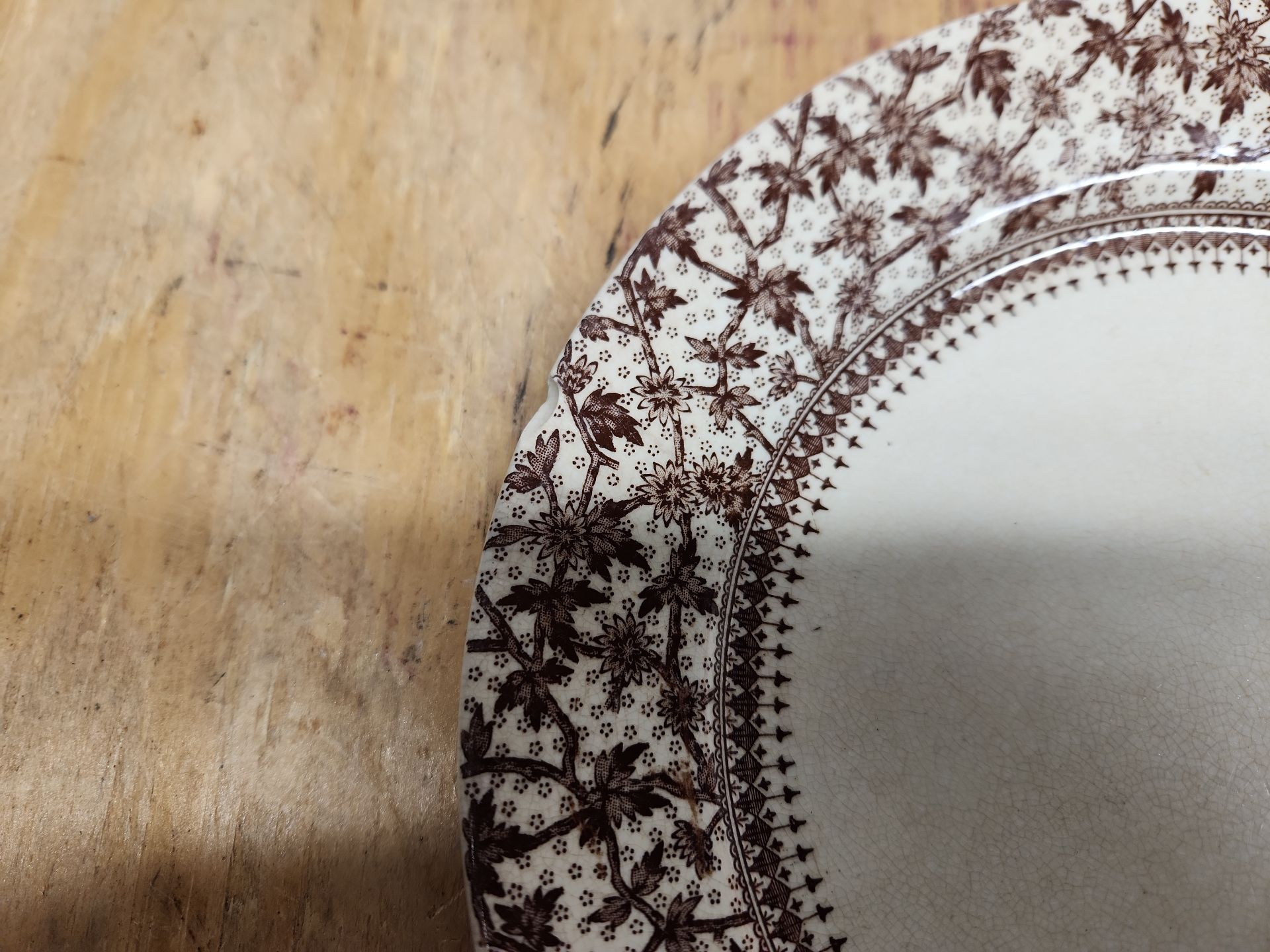 D.B. & Co Imperial Brown Transferware - image 13 of 24