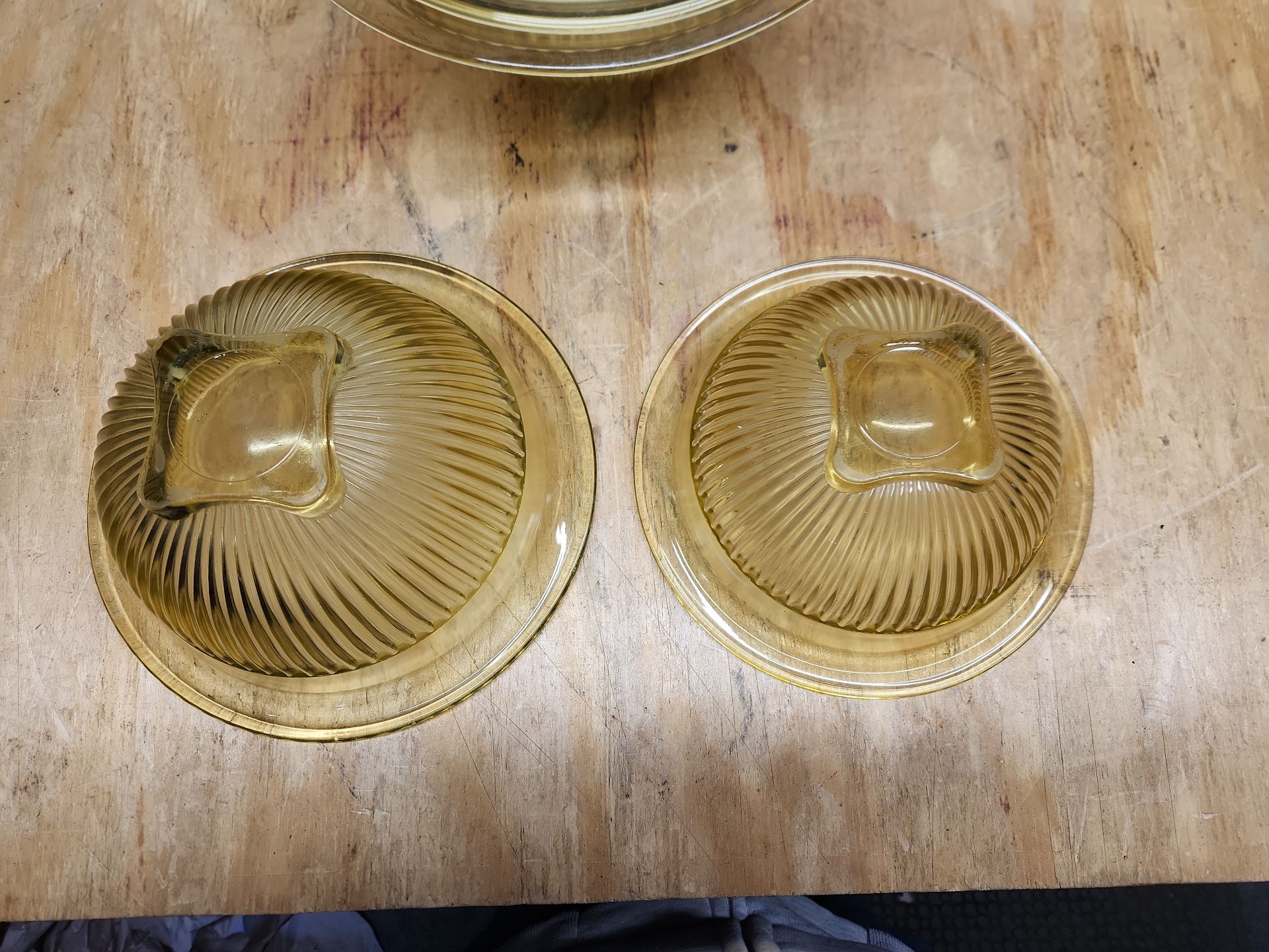 6 Federal Depression Glass Nesting Bowls - image 10 of 16