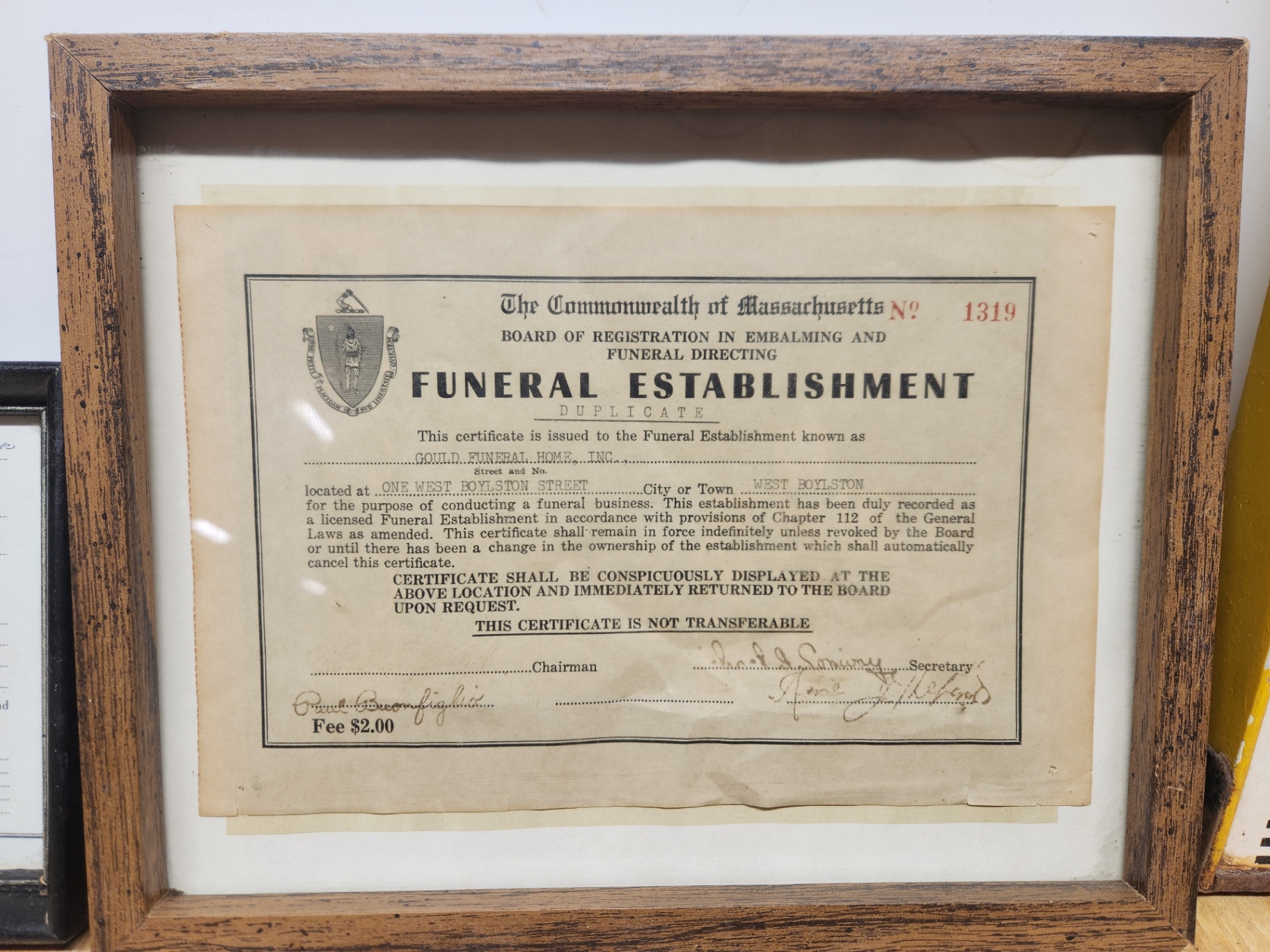 Funeral Establishment Licenses - image 2 of 5
