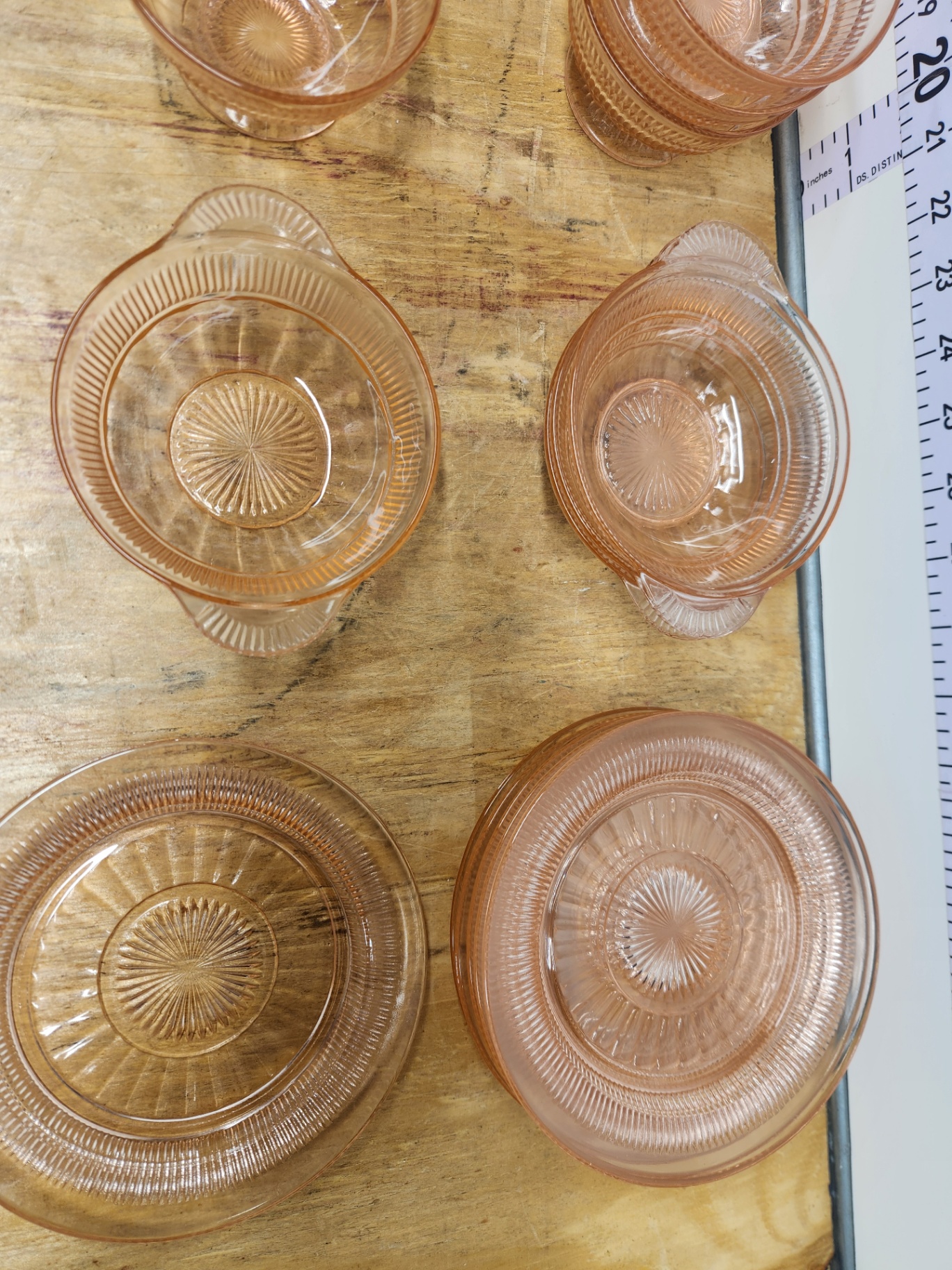 Pink Depression Glass Lot - image 11 of 17