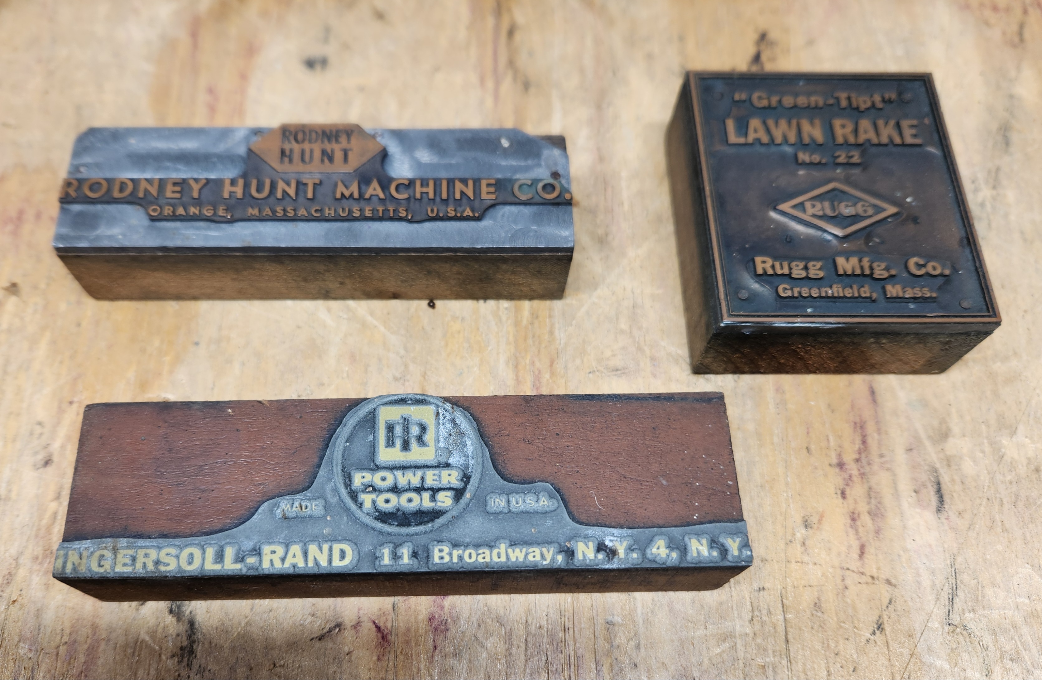 Letterpress Print Block Advertising Lot - image 7 of 13