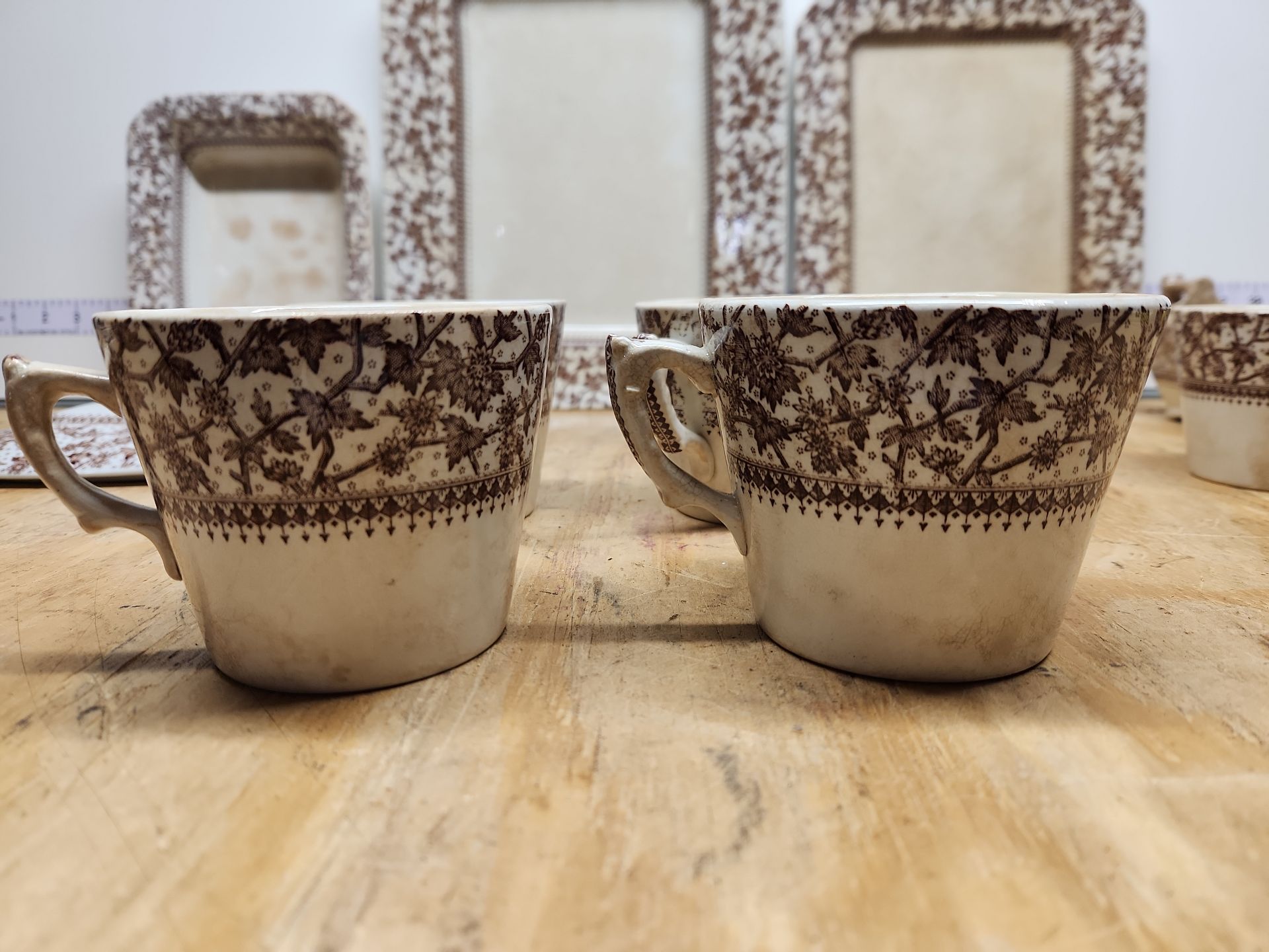 D.B. & Co Imperial Brown Transferware Lot - image 16 of 43
