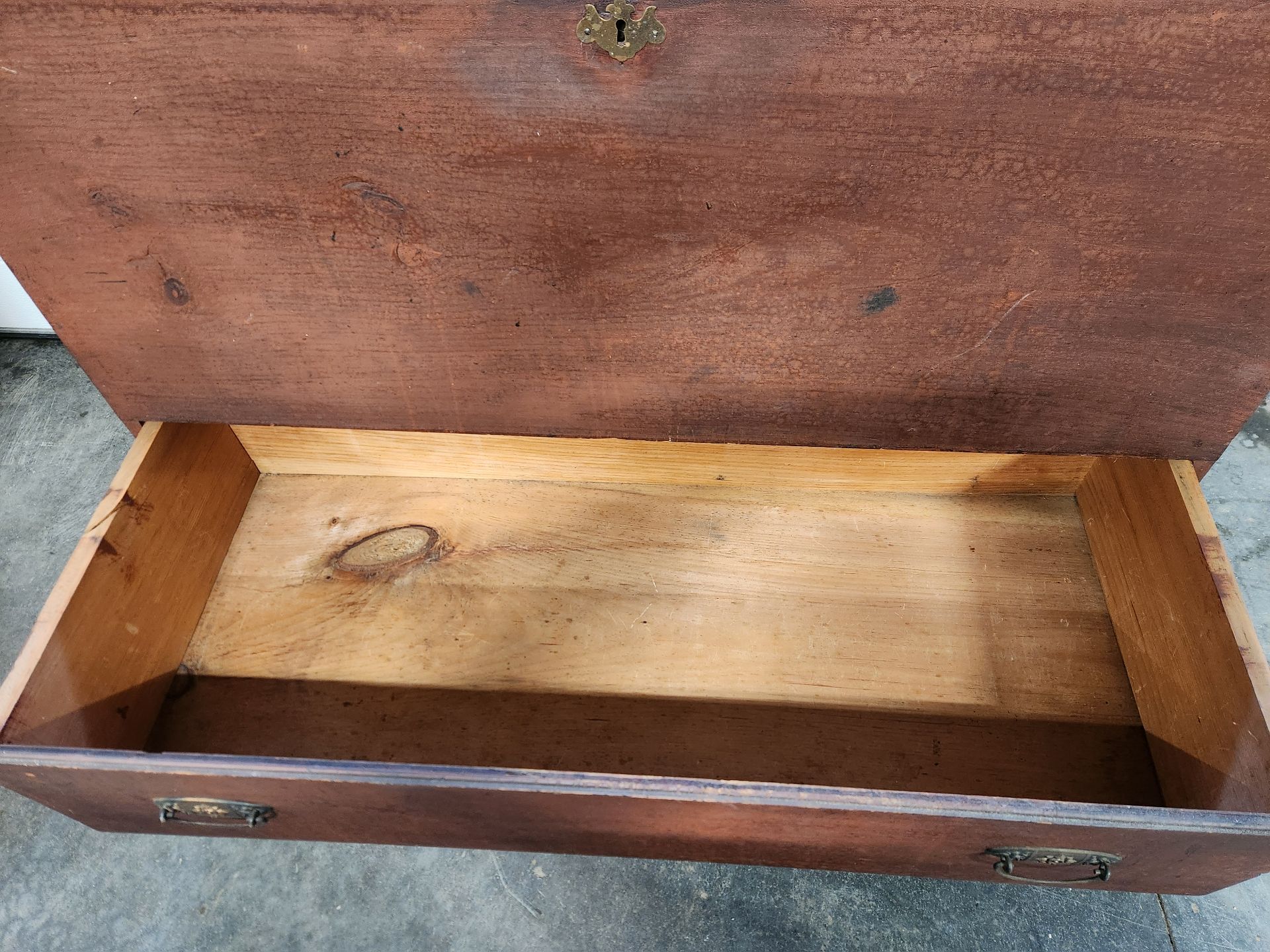 Early Pine Blanket Chest - image 10 of 28