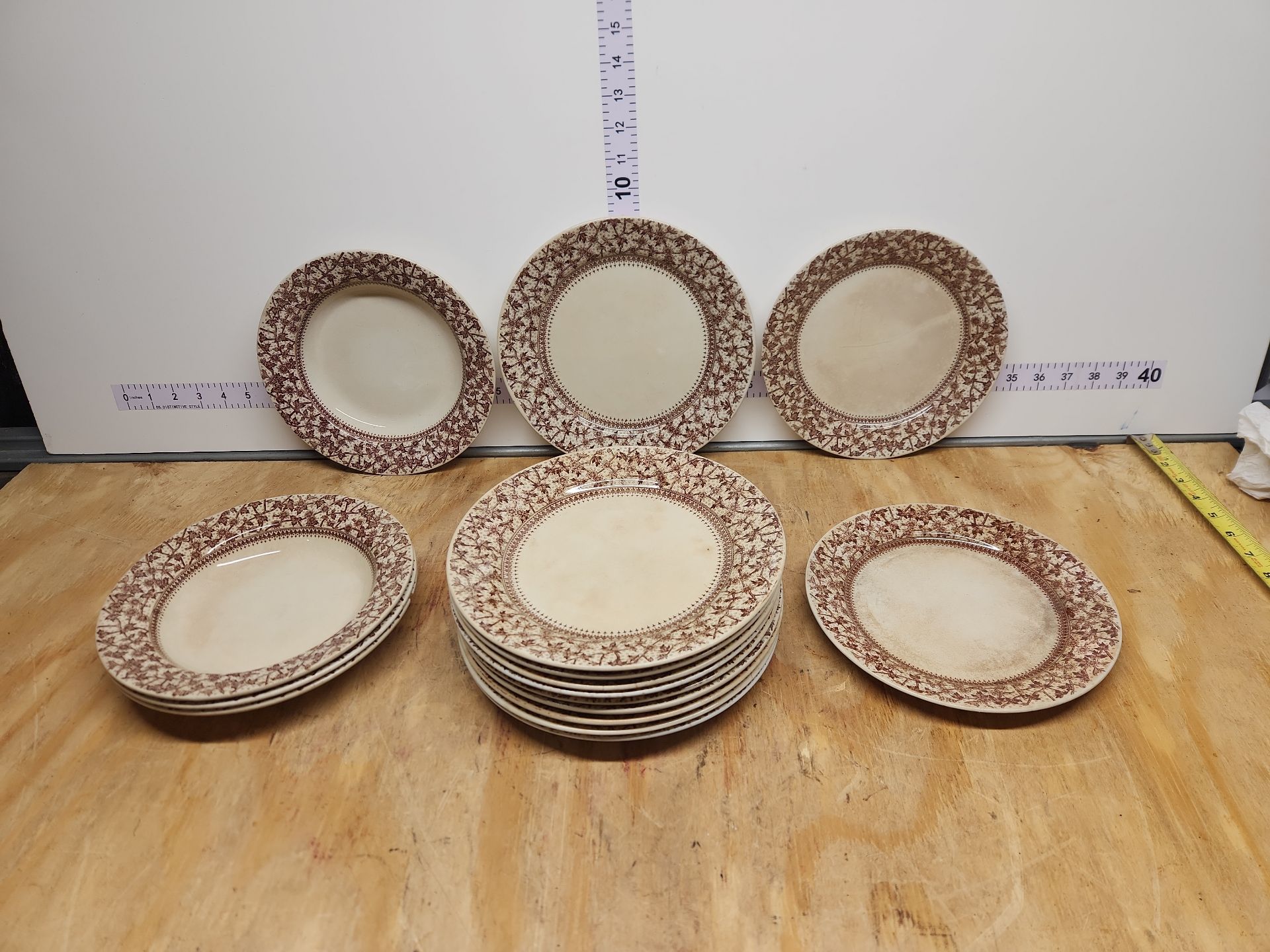 D.B. & Co Imperial Brown Transferware - image 1 of 24