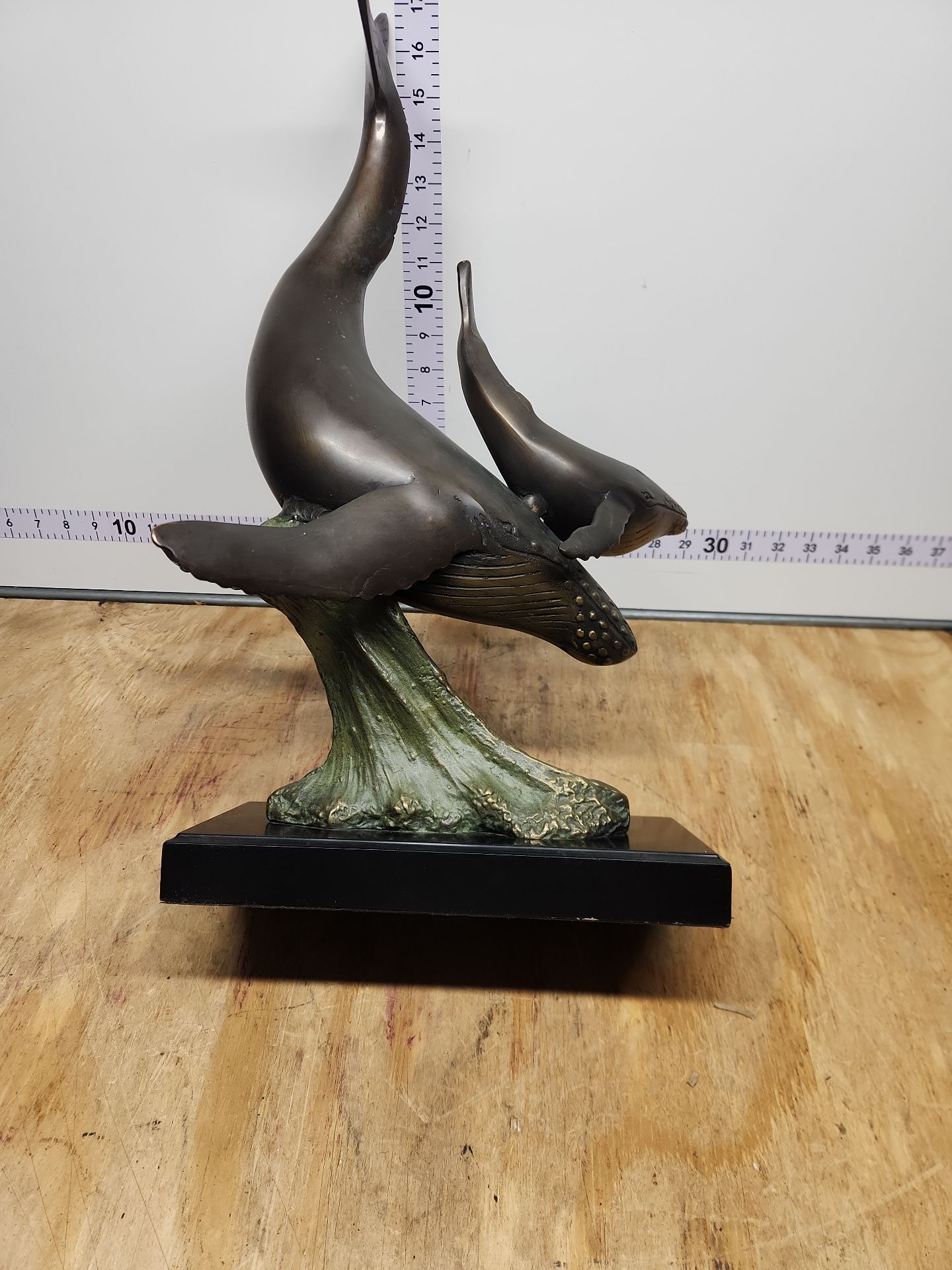 Bronze Humpback Whales Sculpture - image 12 of 12