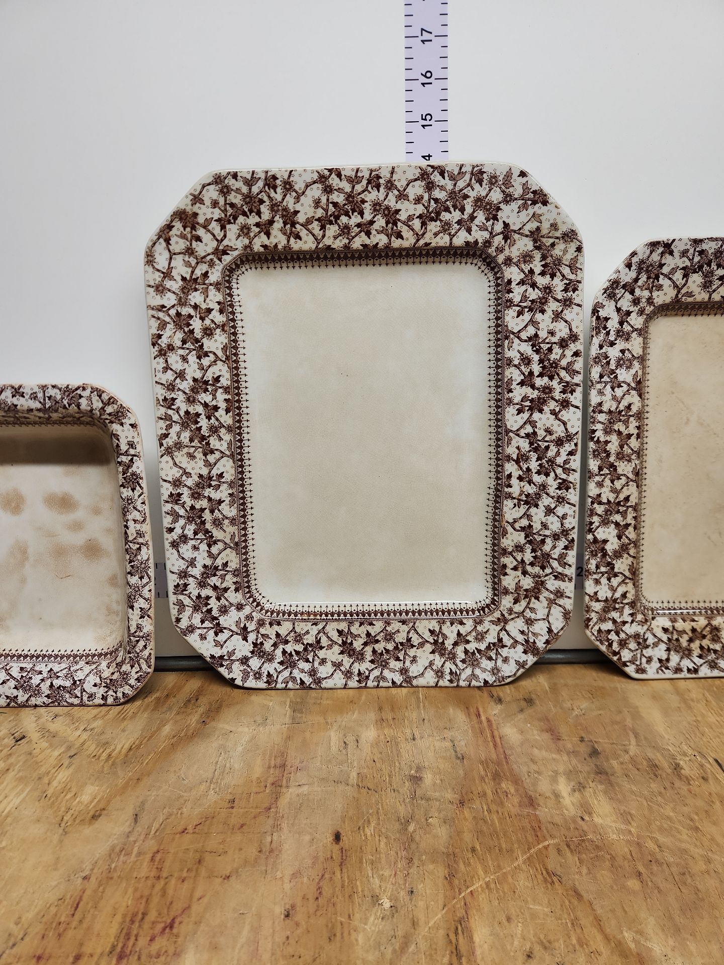 D.B. & Co Imperial Brown Transferware Lot - image 36 of 43