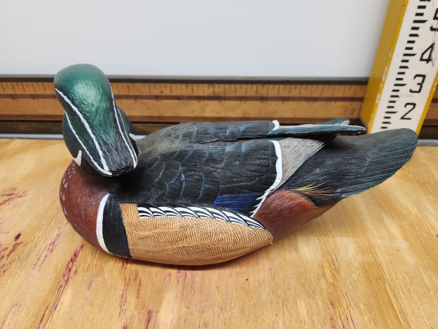 Danbury Mint Wood Duck Decoy by George Kruth - image 4 of 8