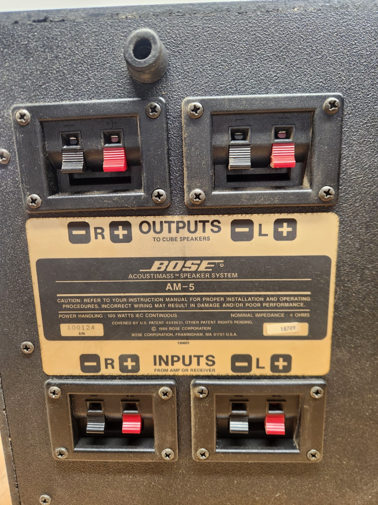 Bose AM-5 Acoustimass cube speaker system - image 8 of 10