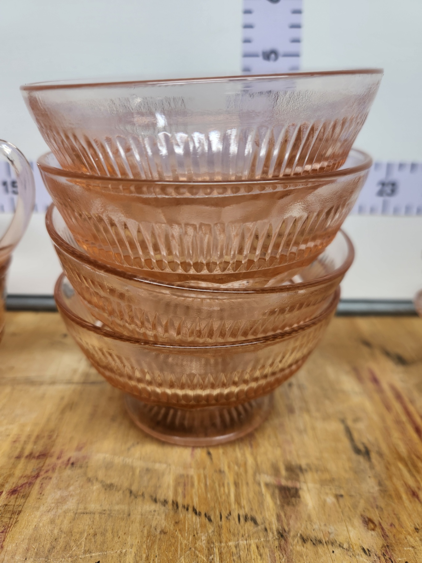 Pink Depression Glass Lot - image 16 of 17