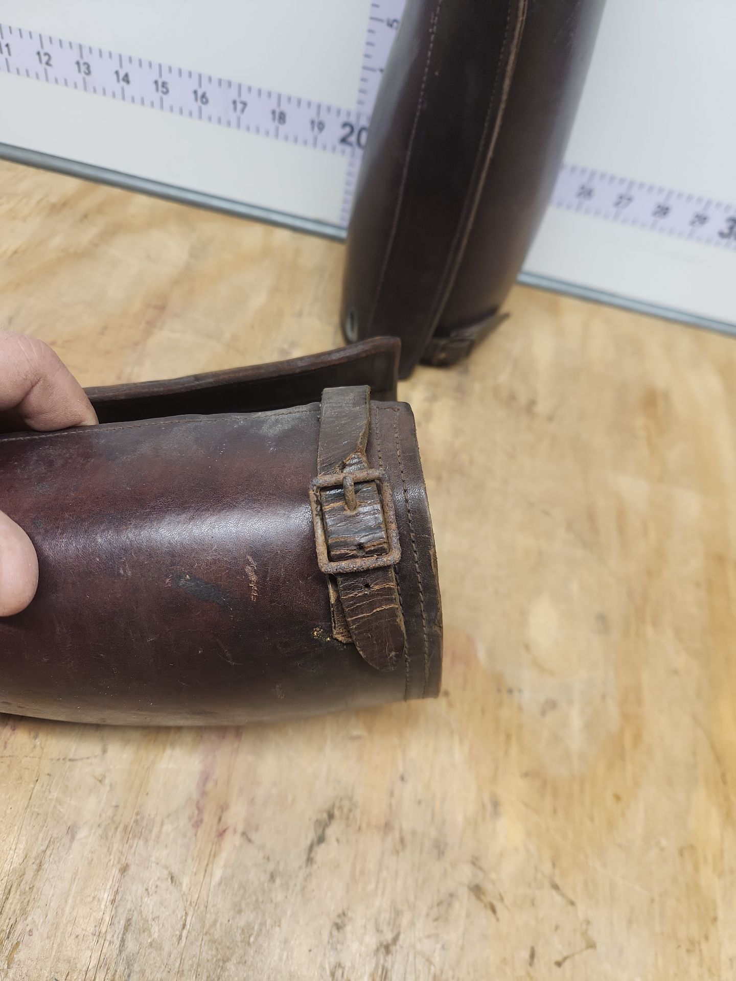 Vintage Leather Cavalry Gaiters - image 4 of 15