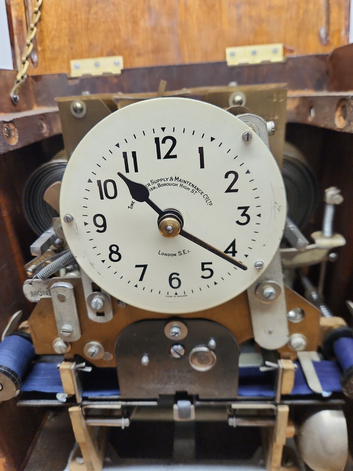 Vintage Time Recorder Supply & Maintenance Company Time Clock - image 14 of 16