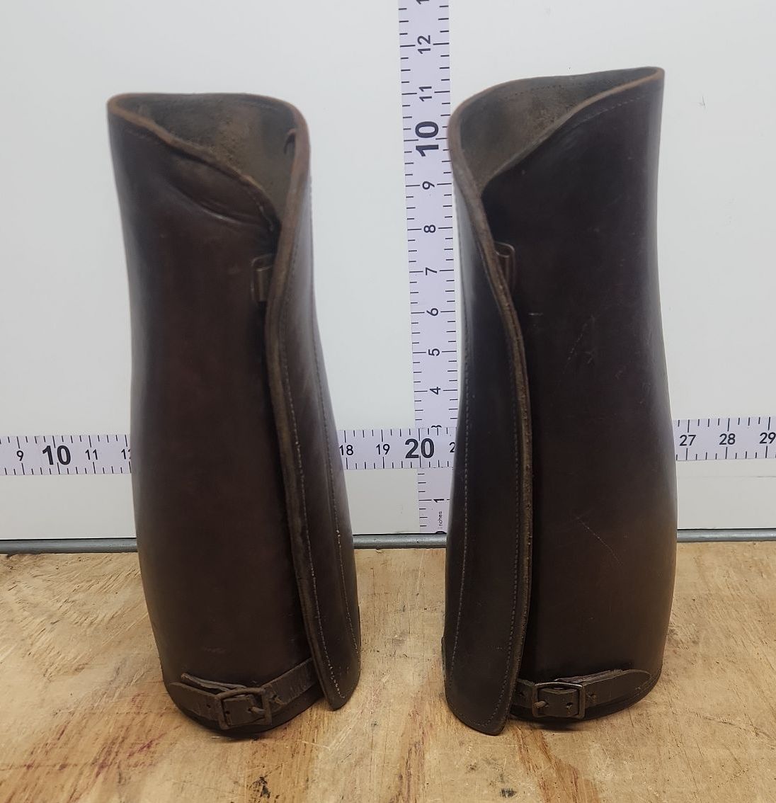 Vintage Leather Cavalry Gaiters - image 1 of 15