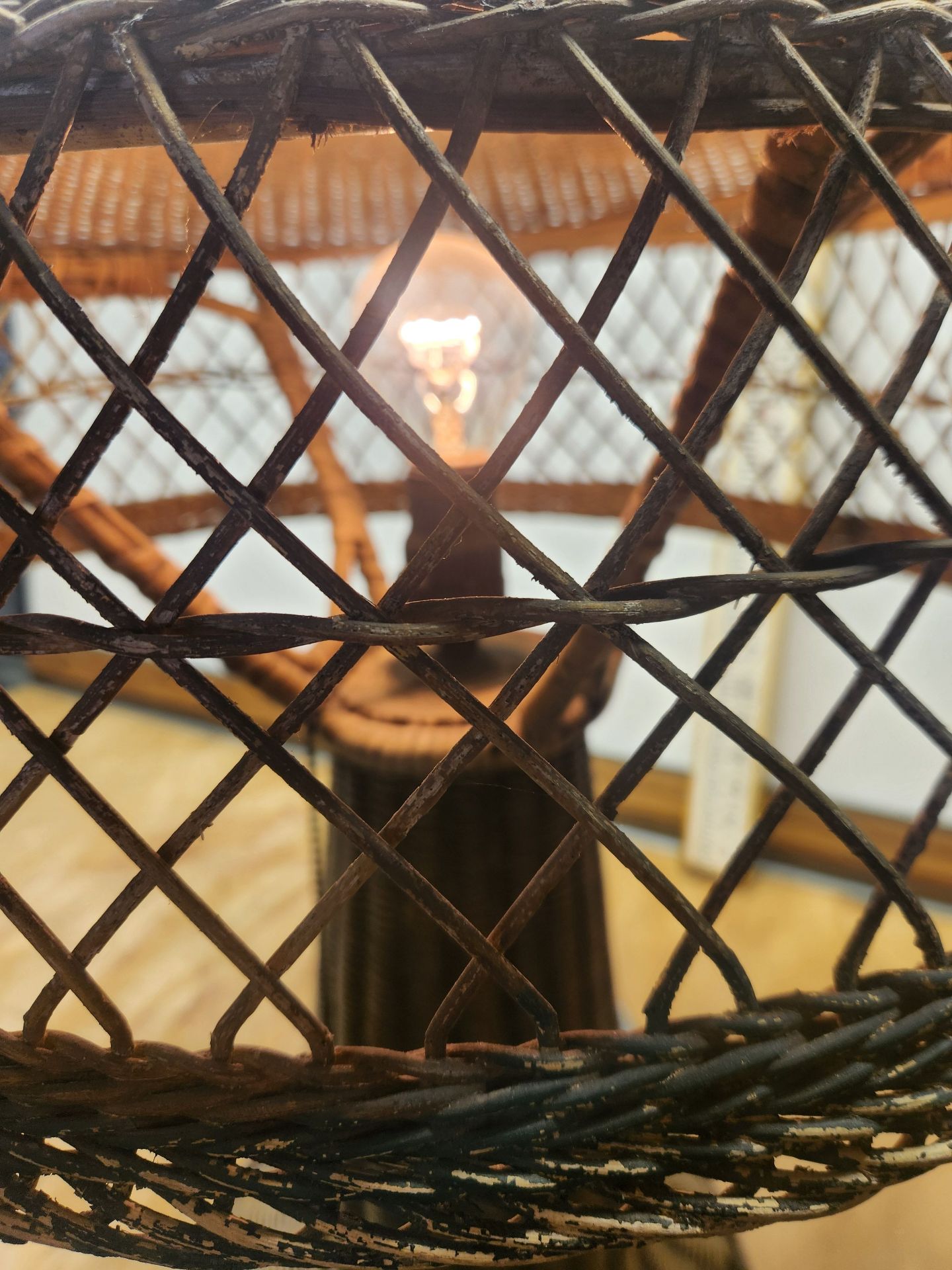 Wicker Lamp - image 10 of 10