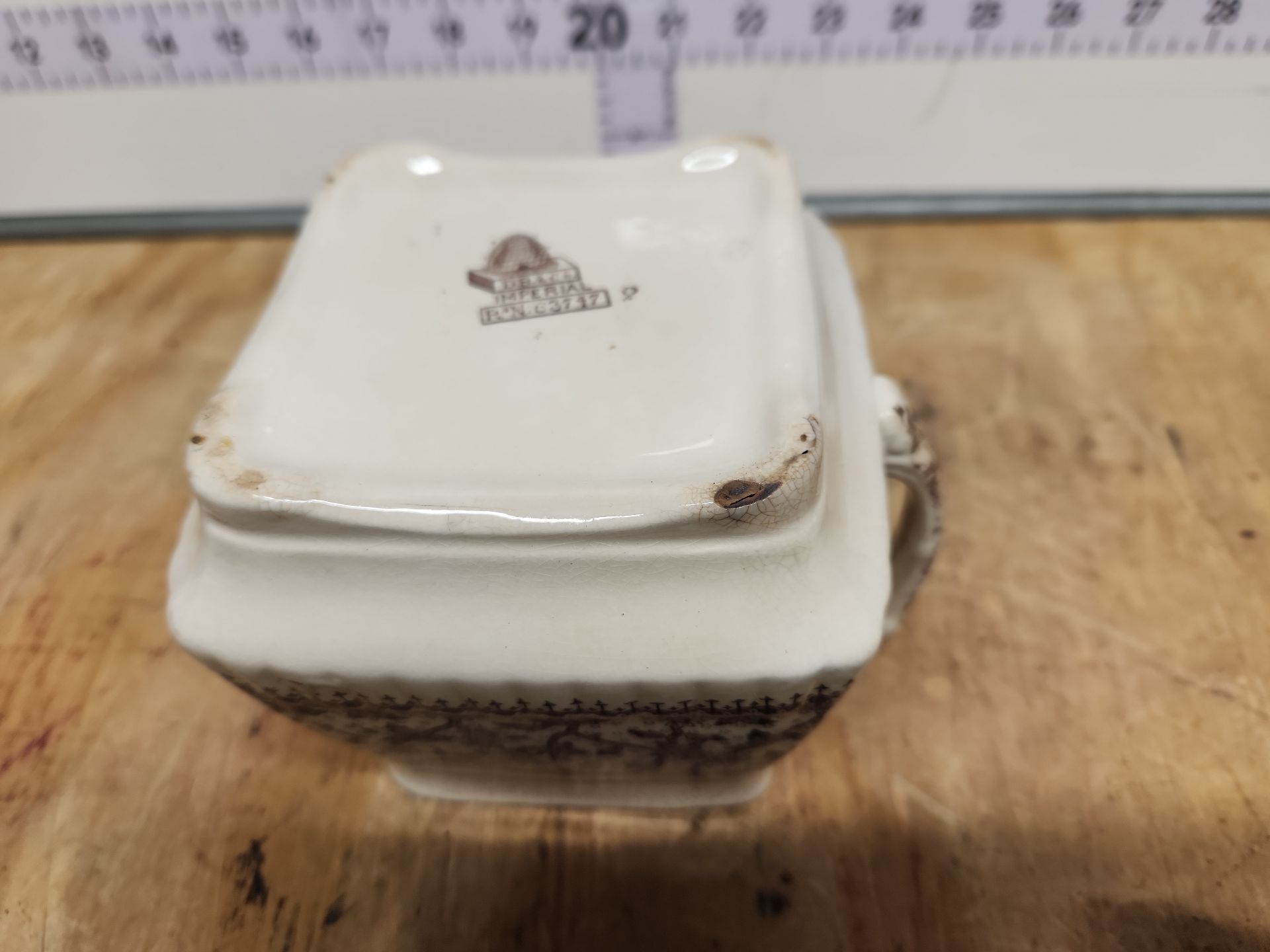D.B. & Co Imperial Brown Transferware - image 33 of 34