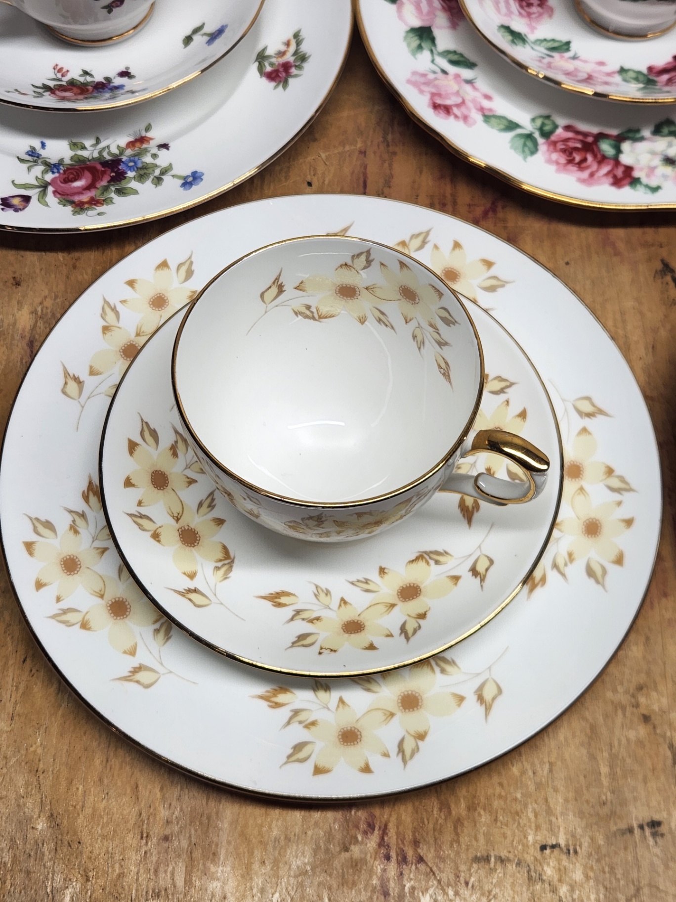 Tea Cup Trio Lot - image 6 of 17