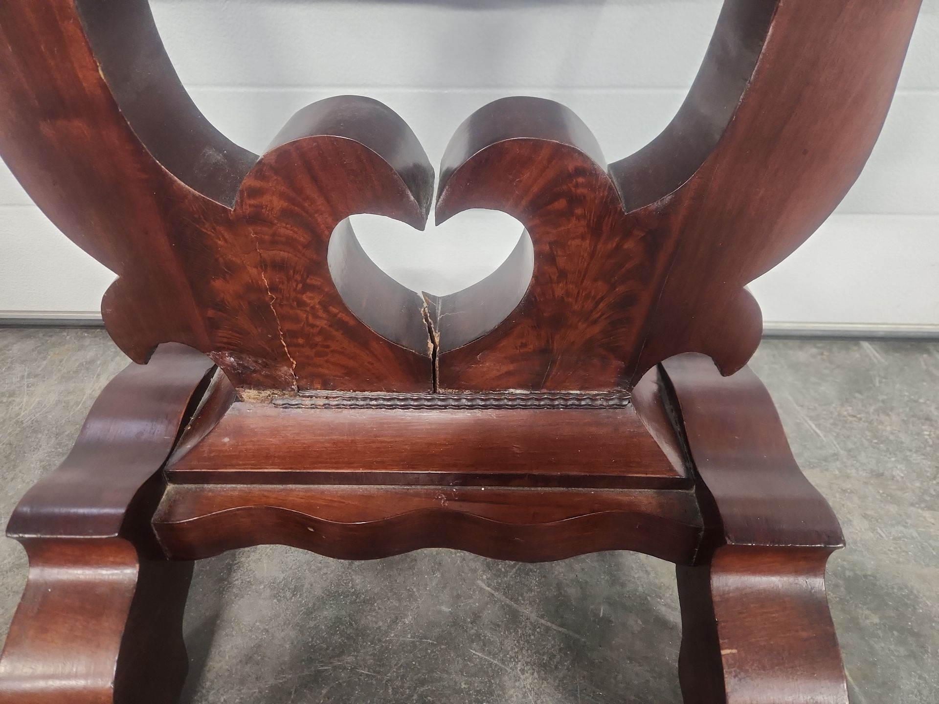 Antique Mahogany Flip Top Card Table - image 3 of 17