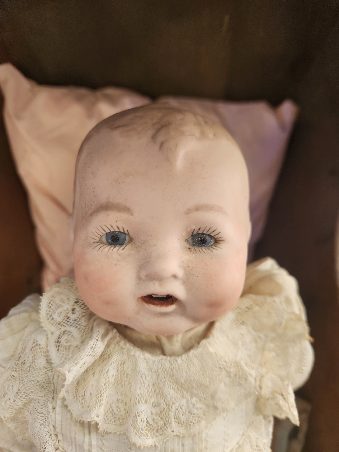 Cradle, Doll, Quilts & Pillow - image 7 of 24