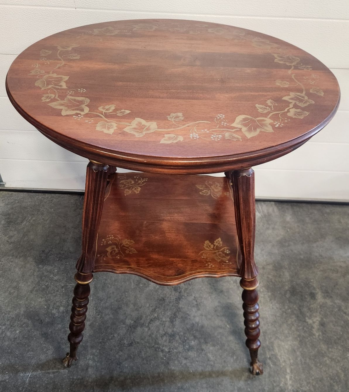 Antique Ball & Claw Table - image 1 of 12