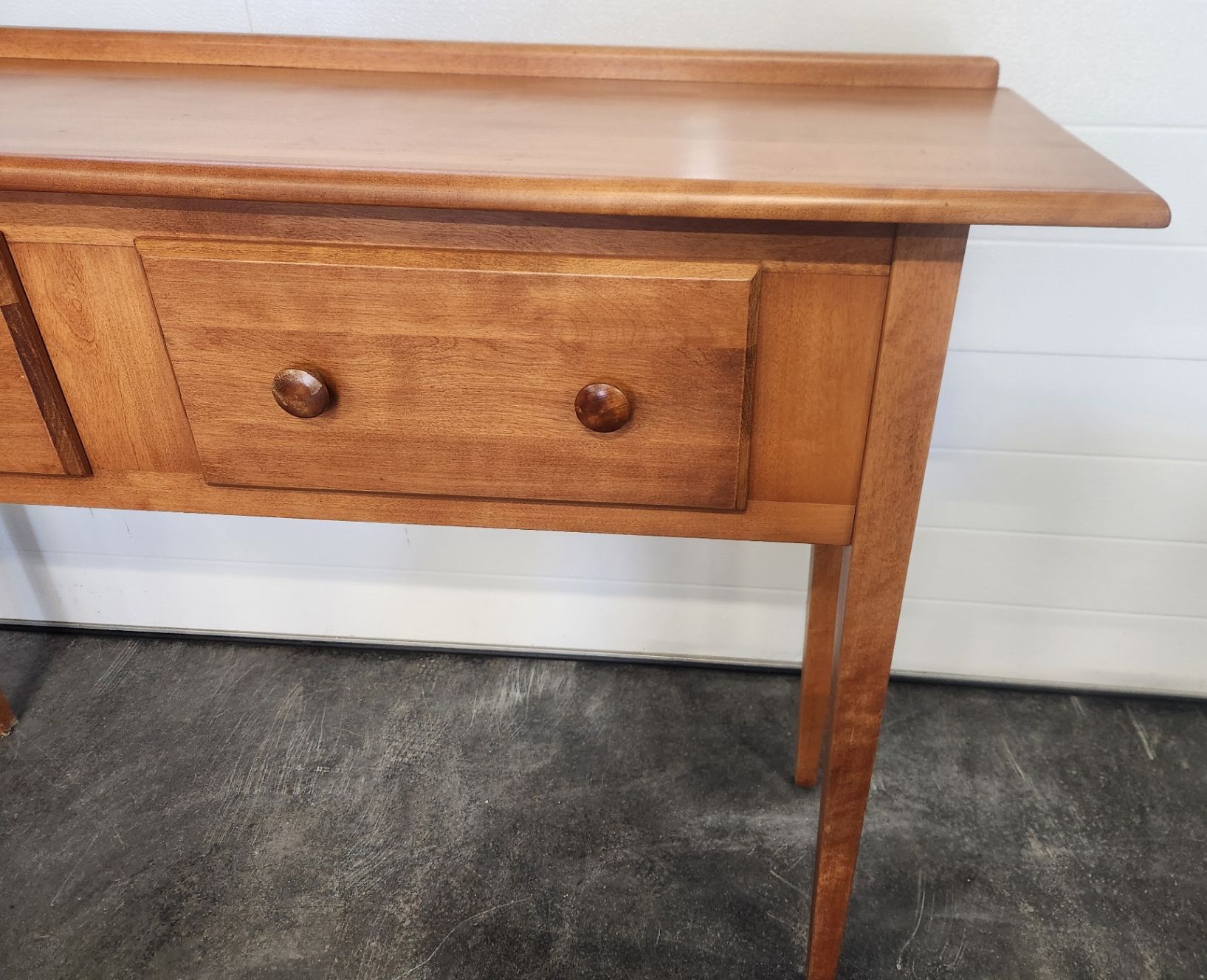 Nichols & Stone 2 Drawer Hall Table/Sideboard. - image 3 of 14