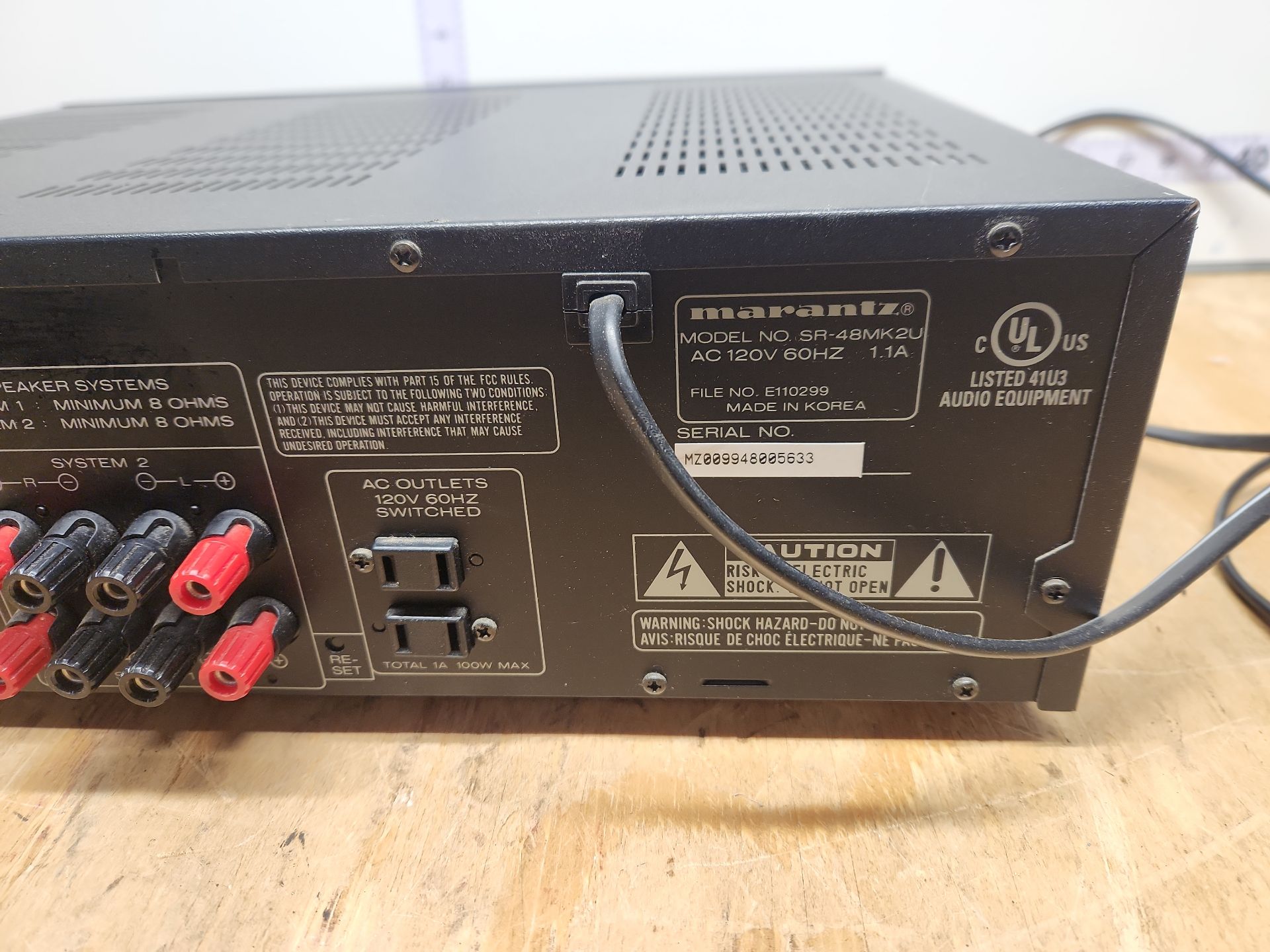 Marantz Hi-Fi Stereo Receiver SR-48mk II - image 8 of 9