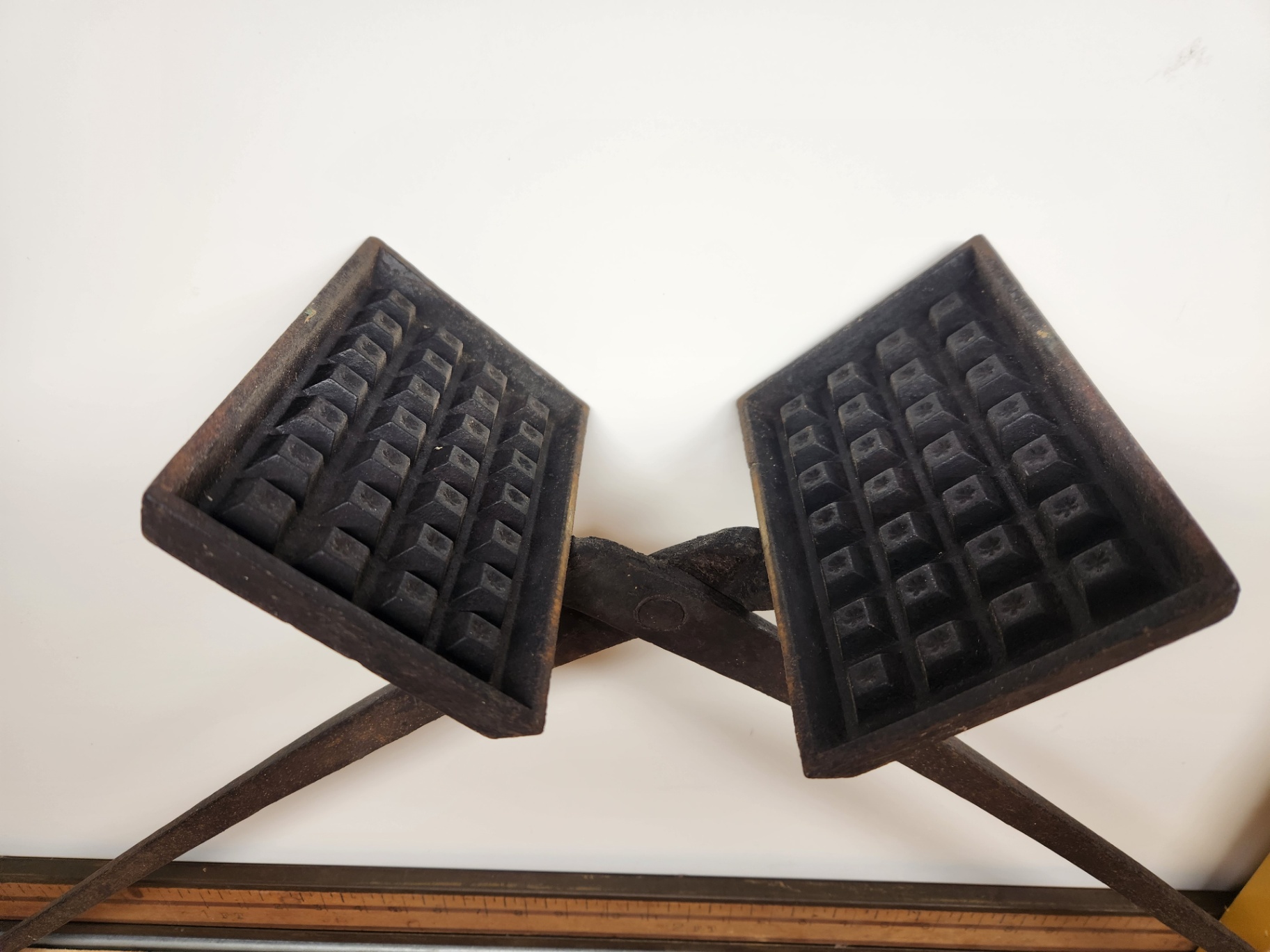 Antique Waffle Iron - image 1 of 10