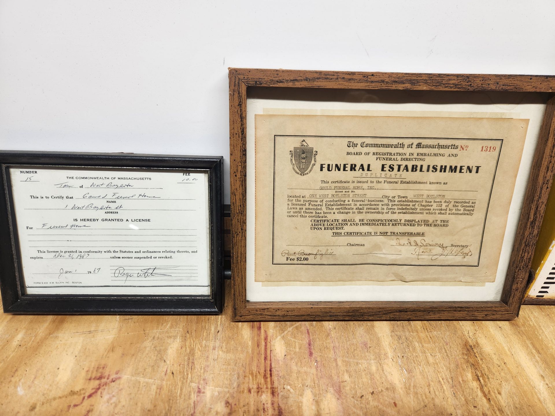 Funeral Establishment Licenses - image 1 of 5