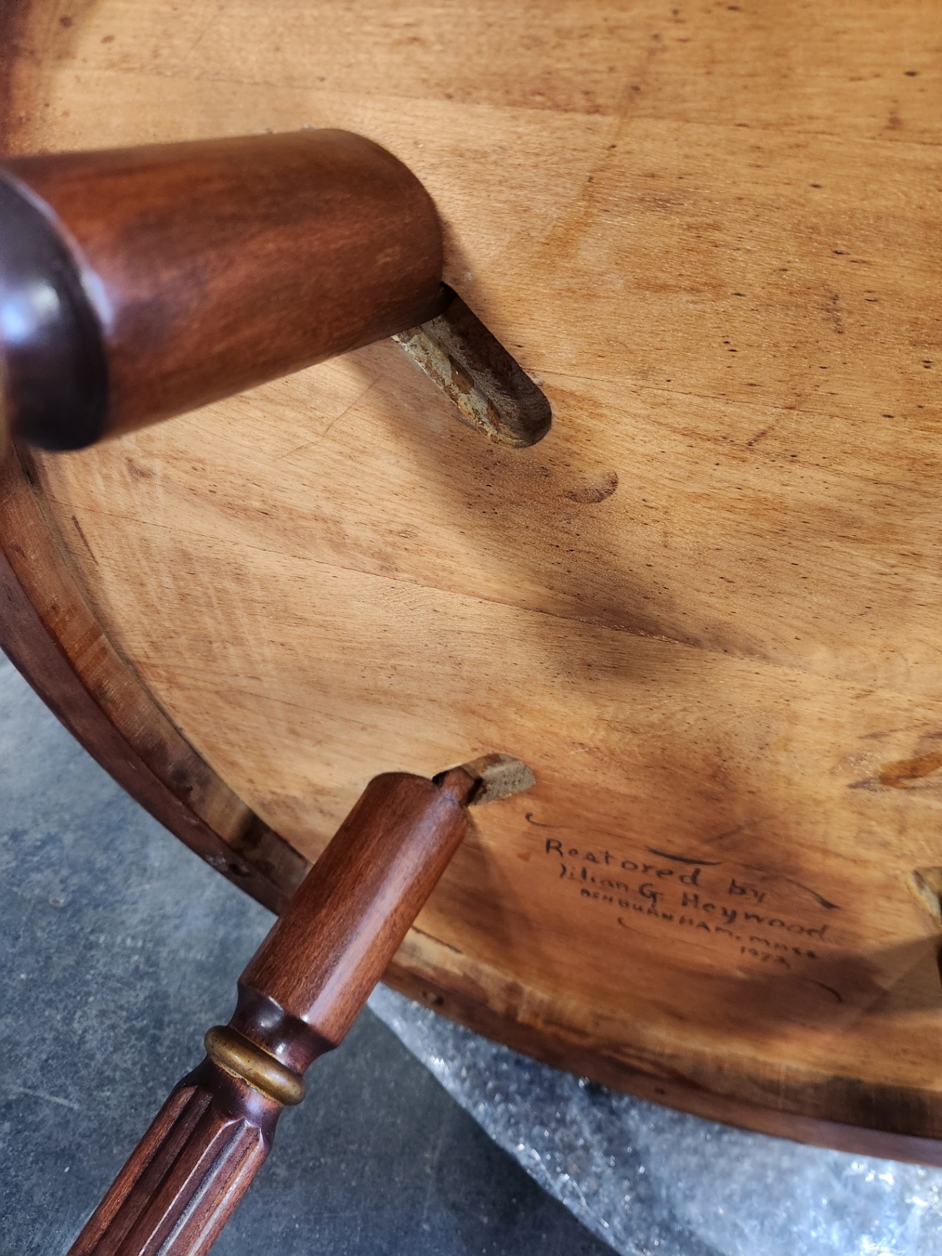 Antique Ball & Claw Table - image 9 of 12