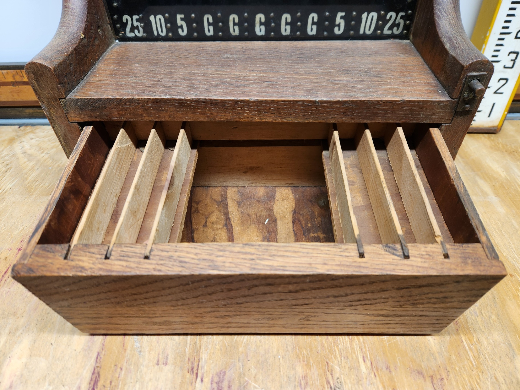 Antique Penny Drop Coin Op Trade Stimulator - image 8 of 10
