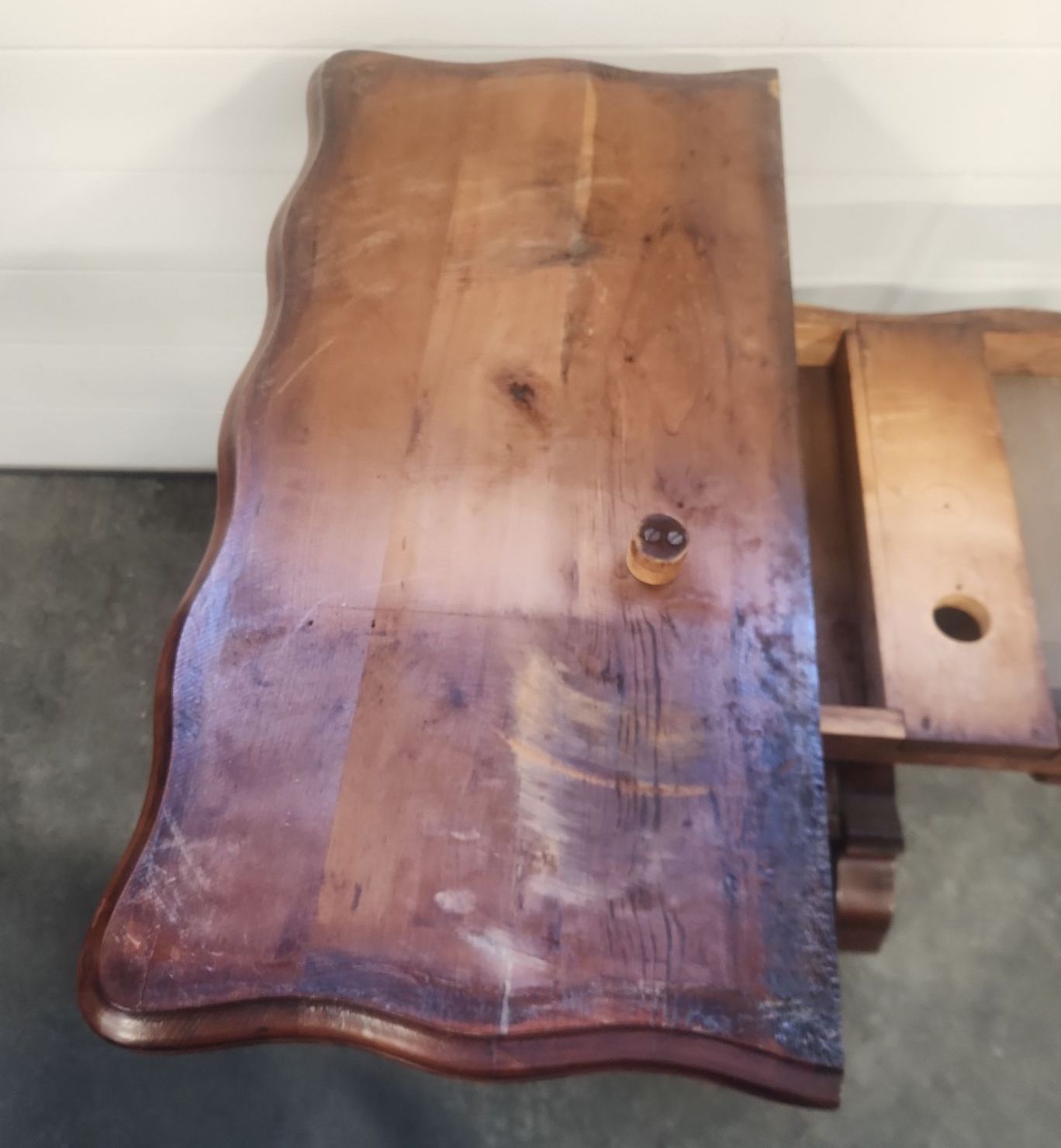 Antique Mahogany Flip Top Card Table - image 13 of 17