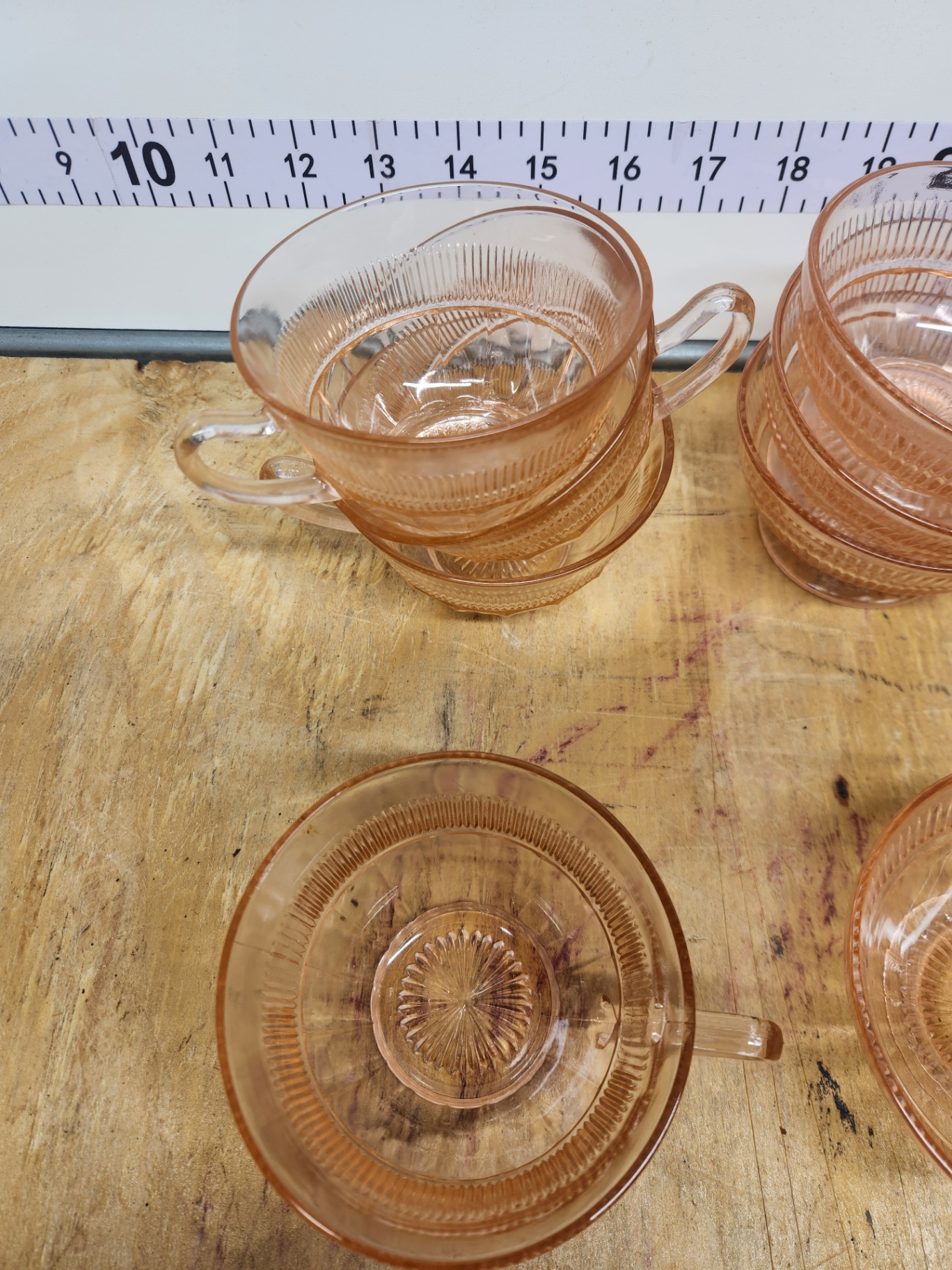 Pink Depression Glass Lot - image 5 of 17