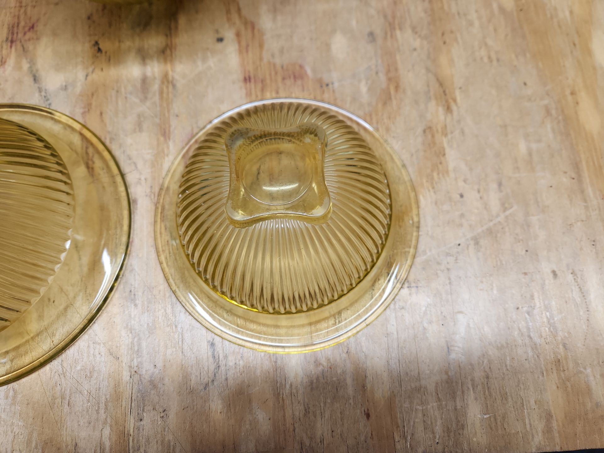6 Federal Depression Glass Nesting Bowls - image 11 of 16