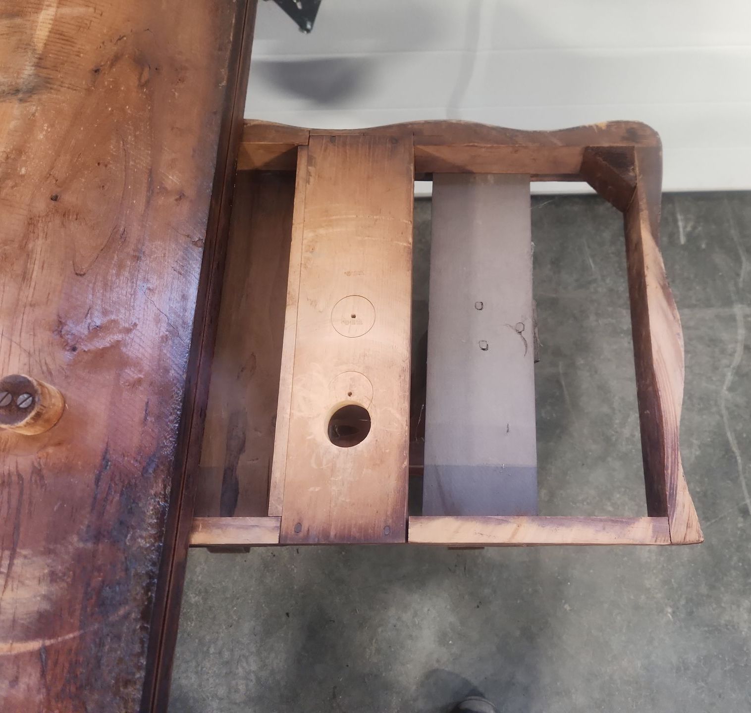 Antique Mahogany Flip Top Card Table - image 14 of 17