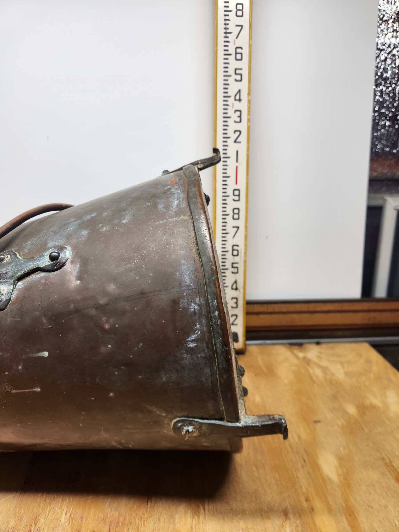 Vintage Brass & Copper Covered Urn - image 6 of 6