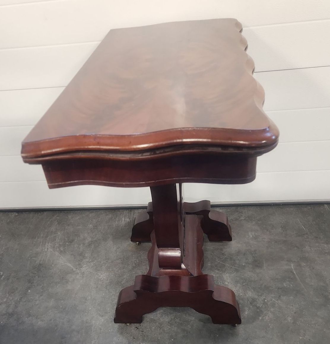Antique Mahogany Flip Top Card Table - image 8 of 17