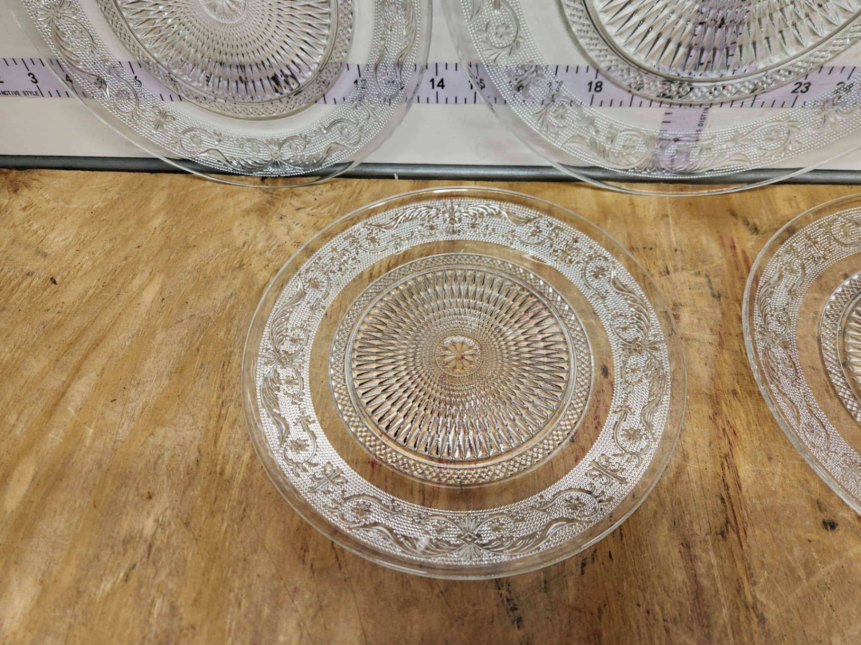Pressed Plates & Platter Lot - image 2 of 13