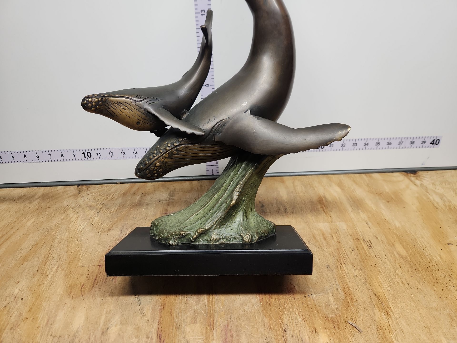Bronze Humpback Whales Sculpture - image 6 of 12