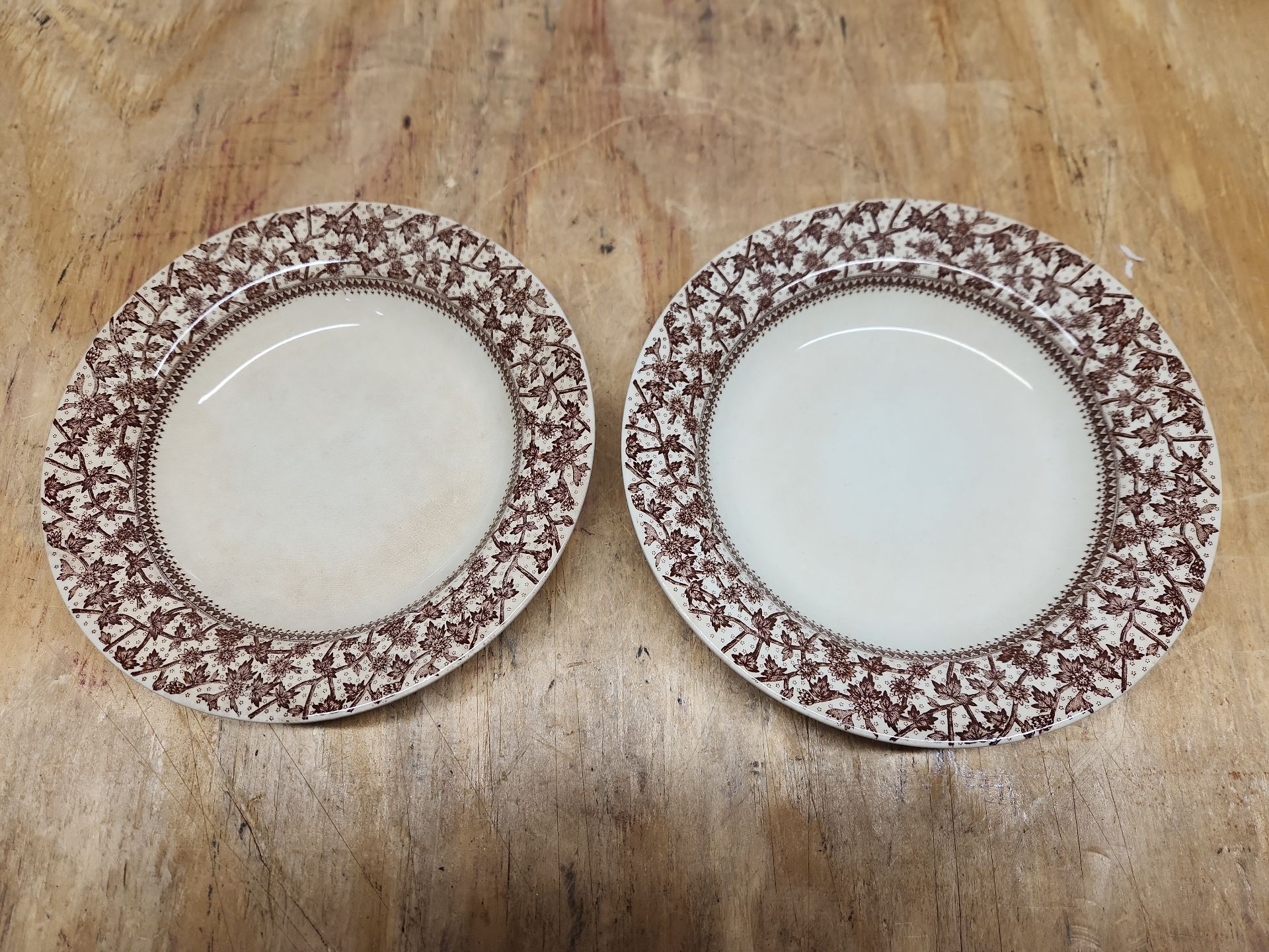 D.B. & Co Imperial Brown Transferware - image 23 of 24