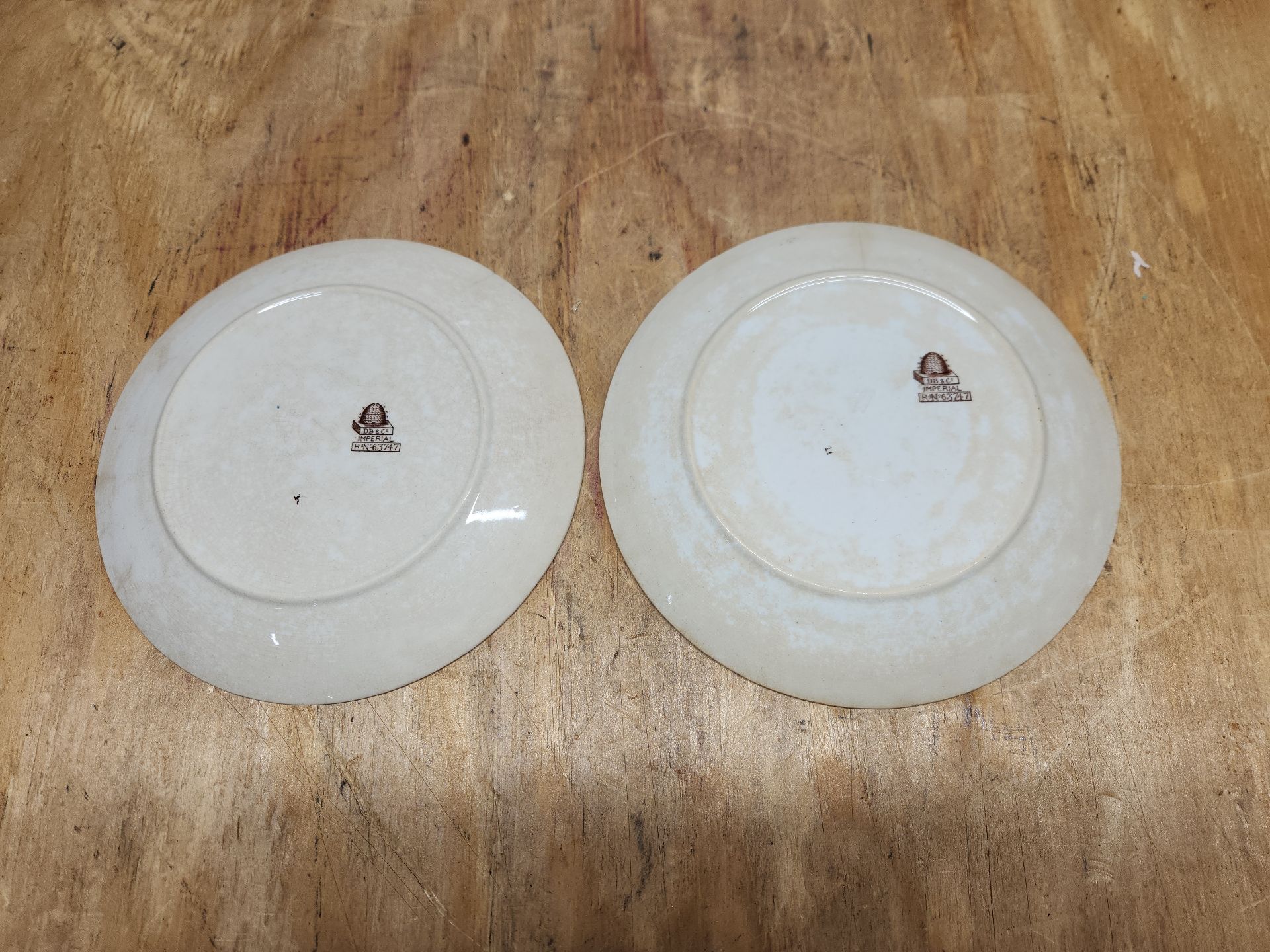 D.B. & Co Imperial Brown Transferware - image 14 of 24
