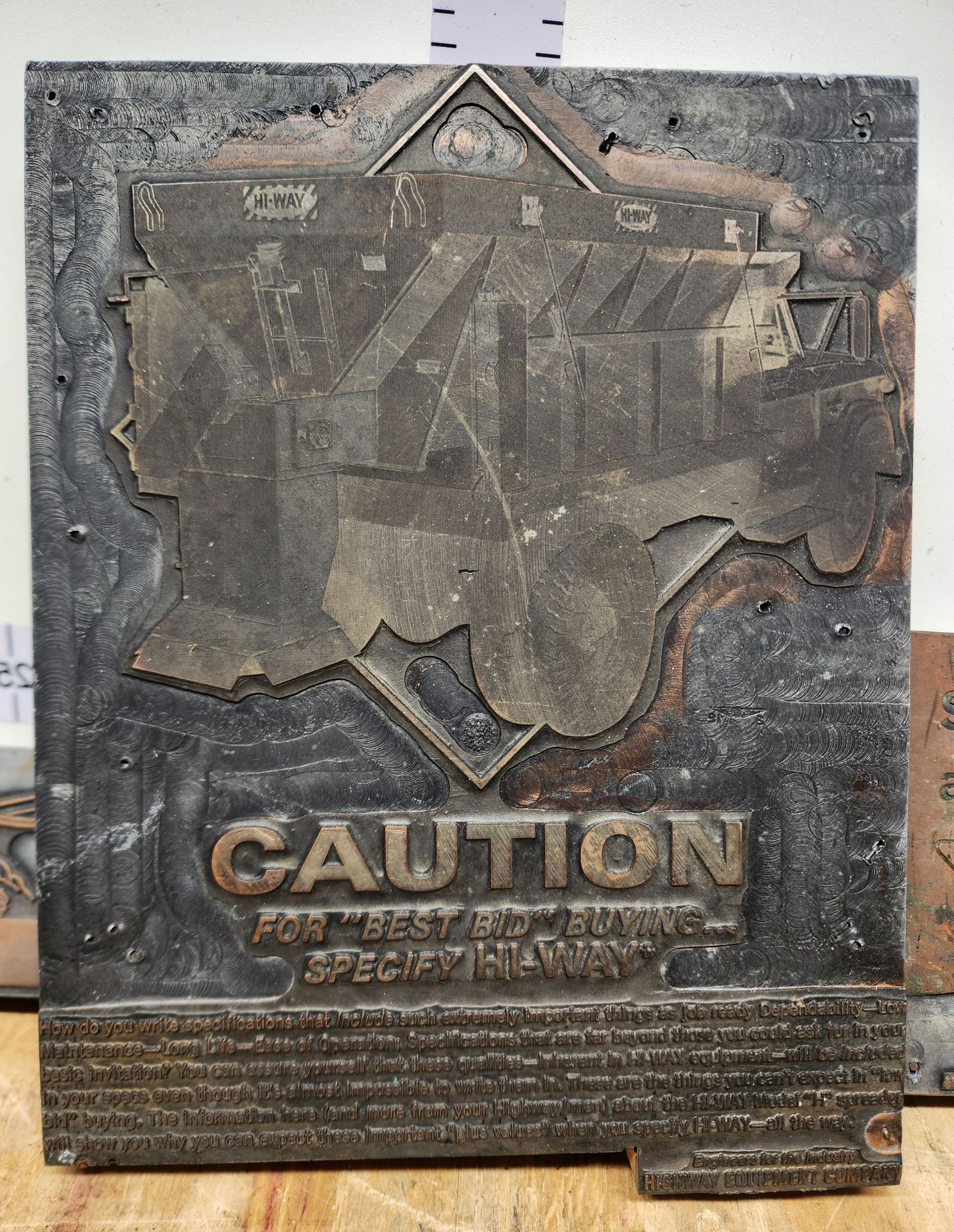 Letterpress Print Block Advertising Lot - image 10 of 13