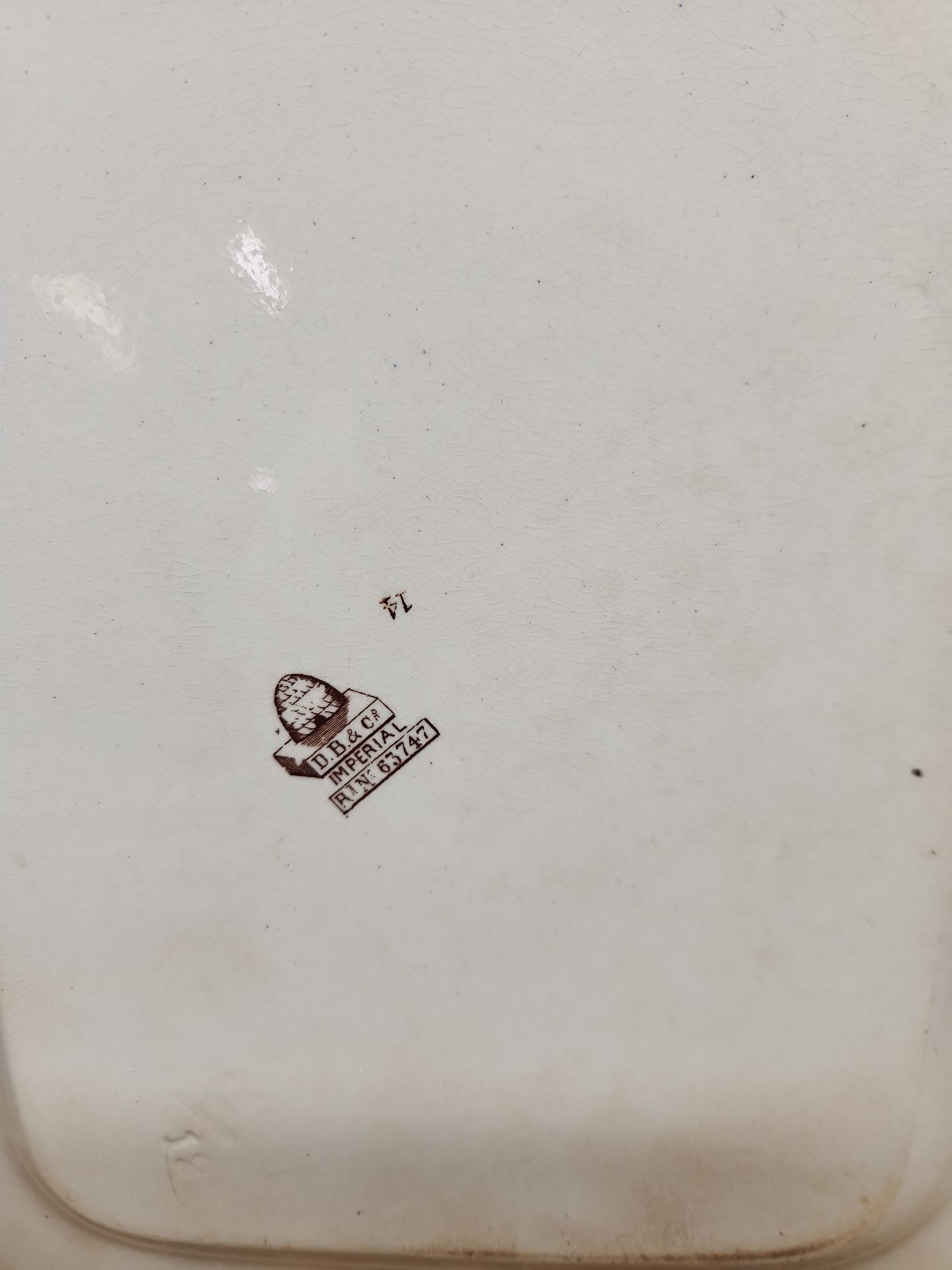 D.B. & Co Imperial Brown Transferware - image 4 of 34