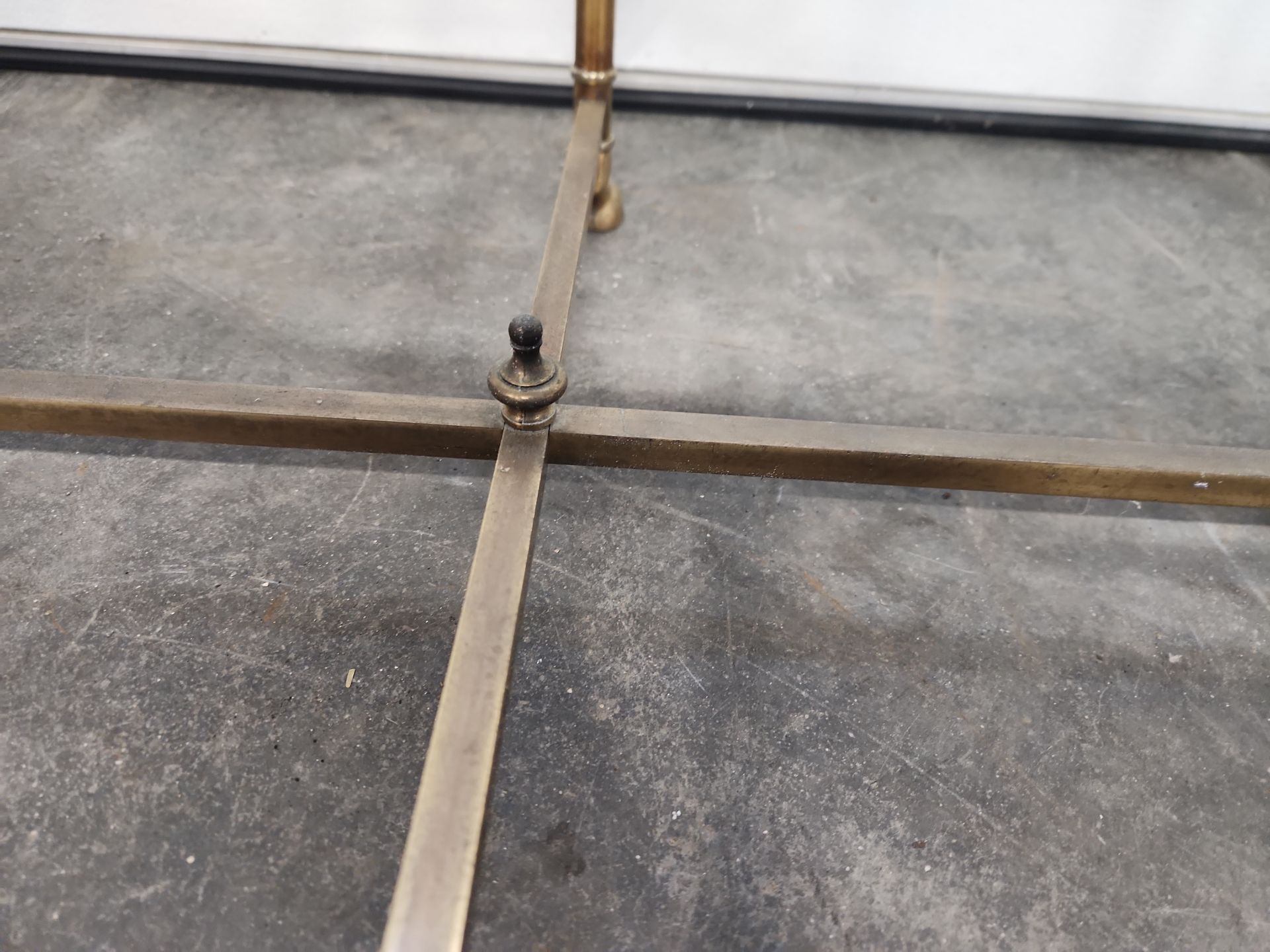 Mid-century Brass & Glass Oval Coffee Table - image 14 of 19