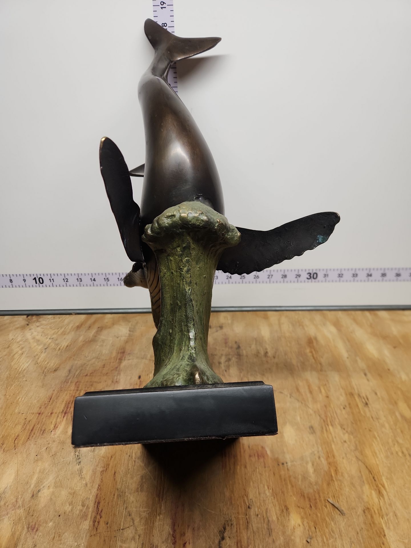 Bronze Humpback Whales Sculpture - image 9 of 12