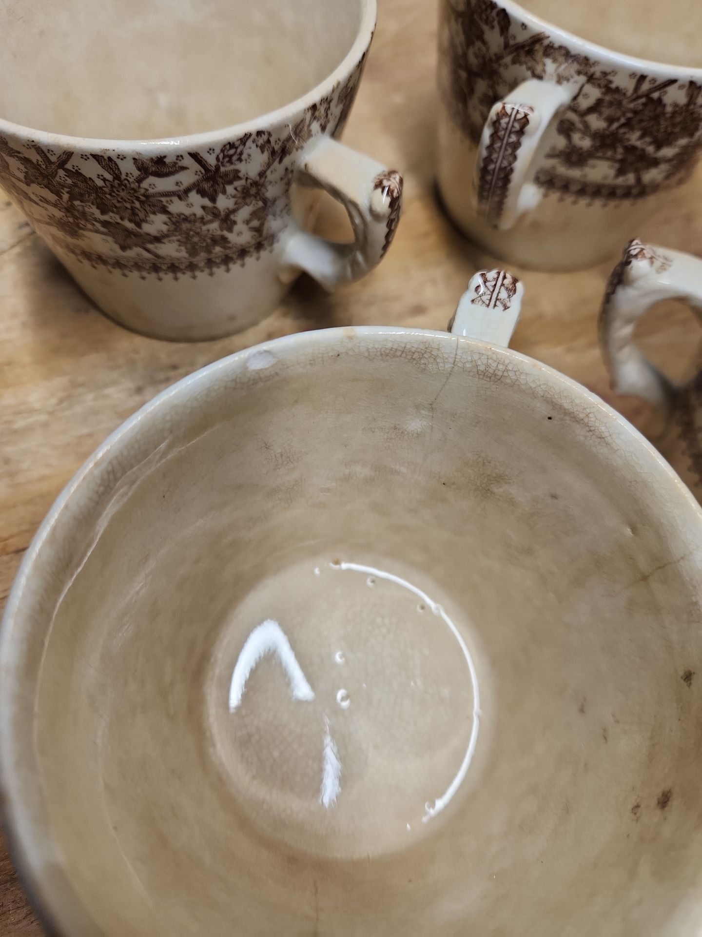 D.B. & Co Imperial Brown Transferware Lot - image 13 of 43