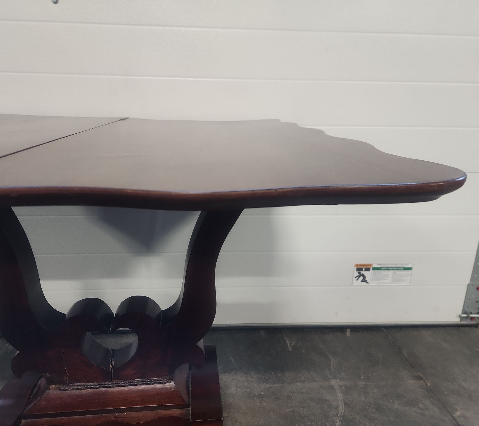 Antique Mahogany Flip Top Card Table - image 11 of 17